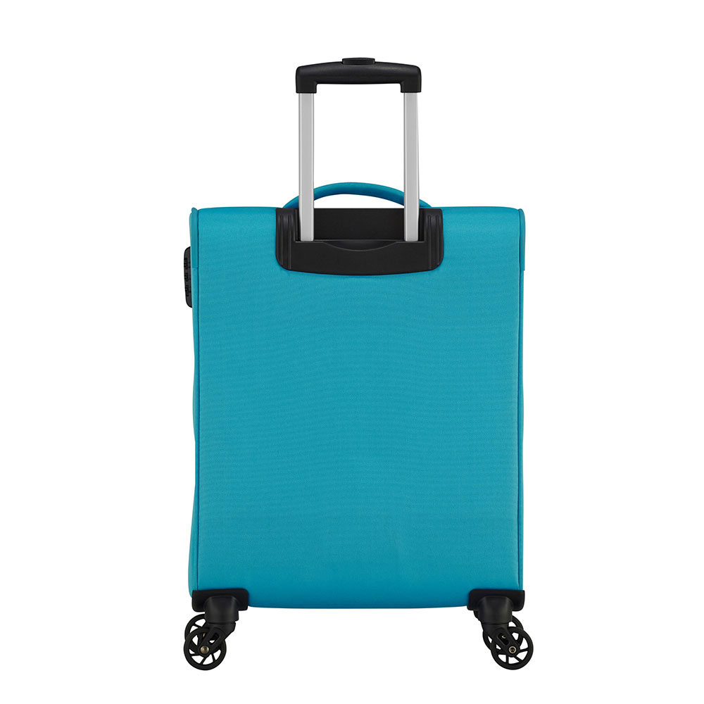 фото Чемодан american tourister 4-х колесный бирюзовый 40х20х55 см