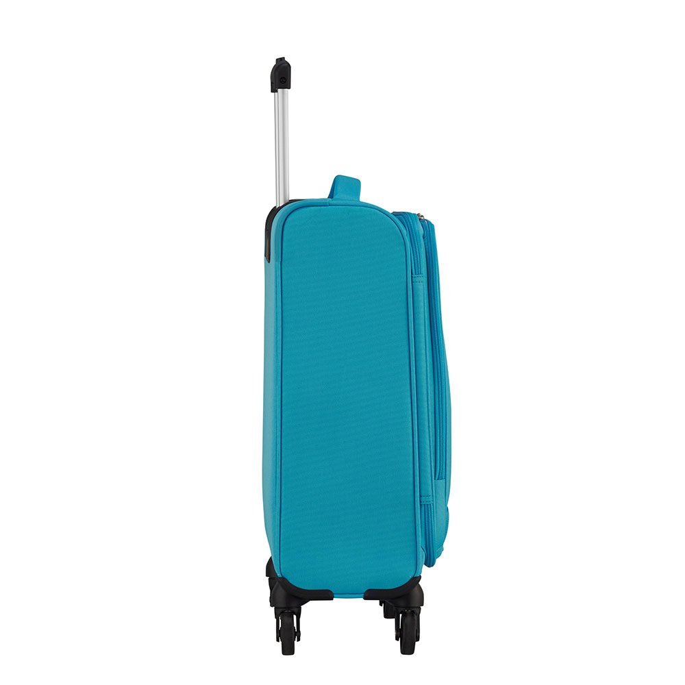 фото Чемодан american tourister 4-х колесный бирюзовый 40х20х55 см