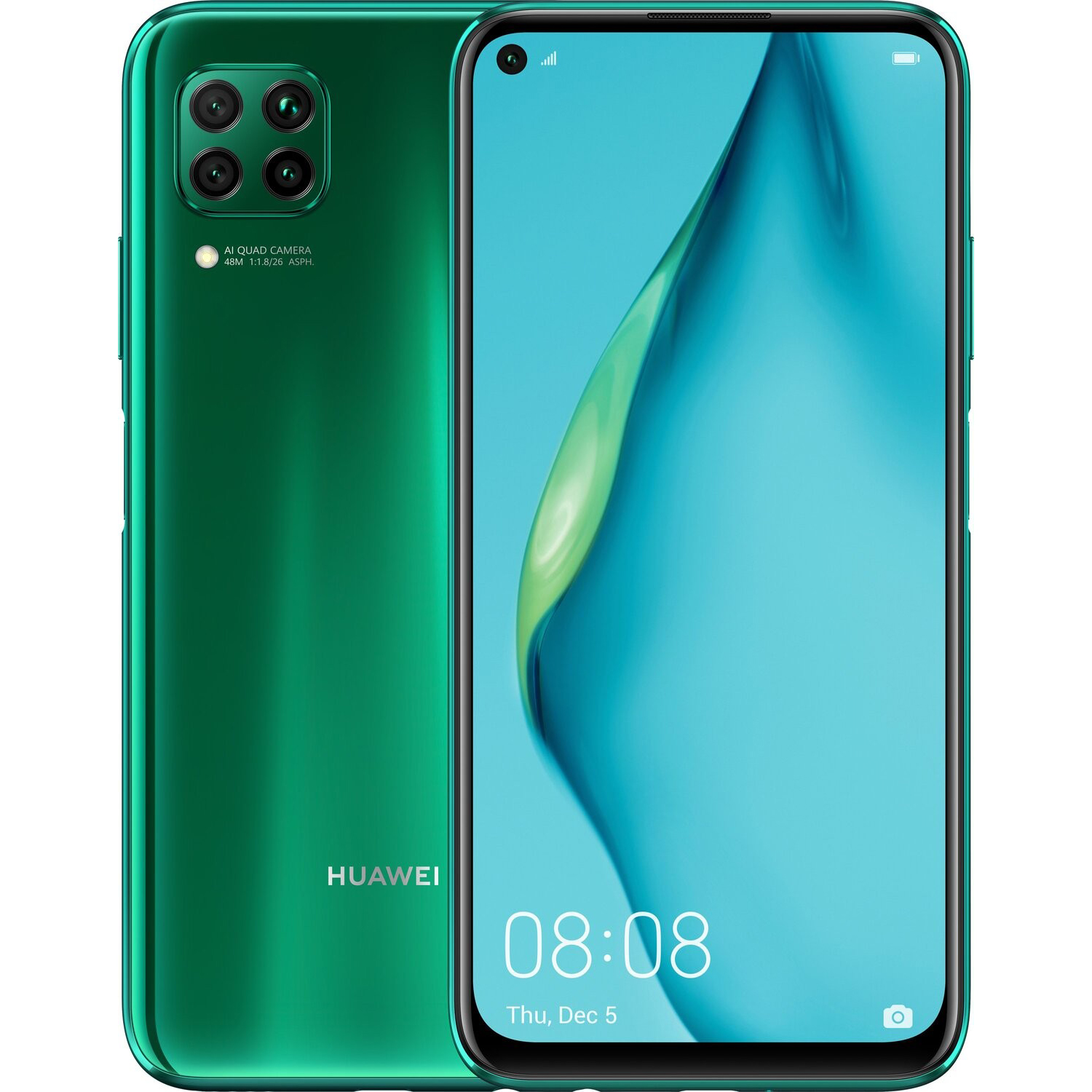 фото Смартфон huawei p40 lite 128gb ярко-зеленый