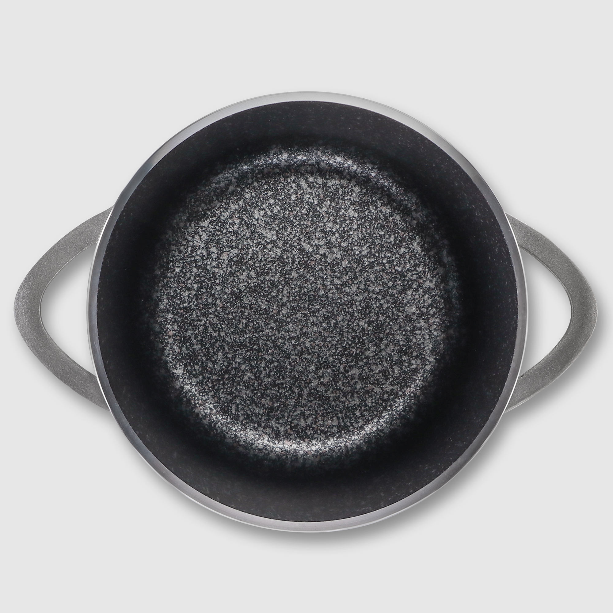 Кастрюля с крышкой Kitchen star Artmartin 26 см, цвет серый - фото 10