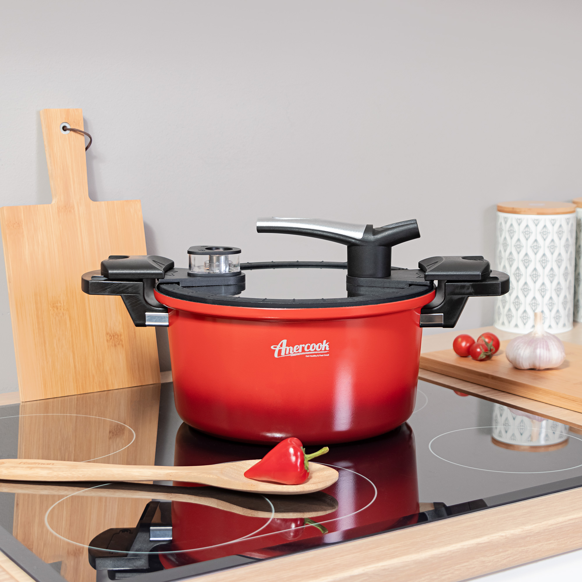 фото Скороварка низкого давления kitchenstar amercook 24 см