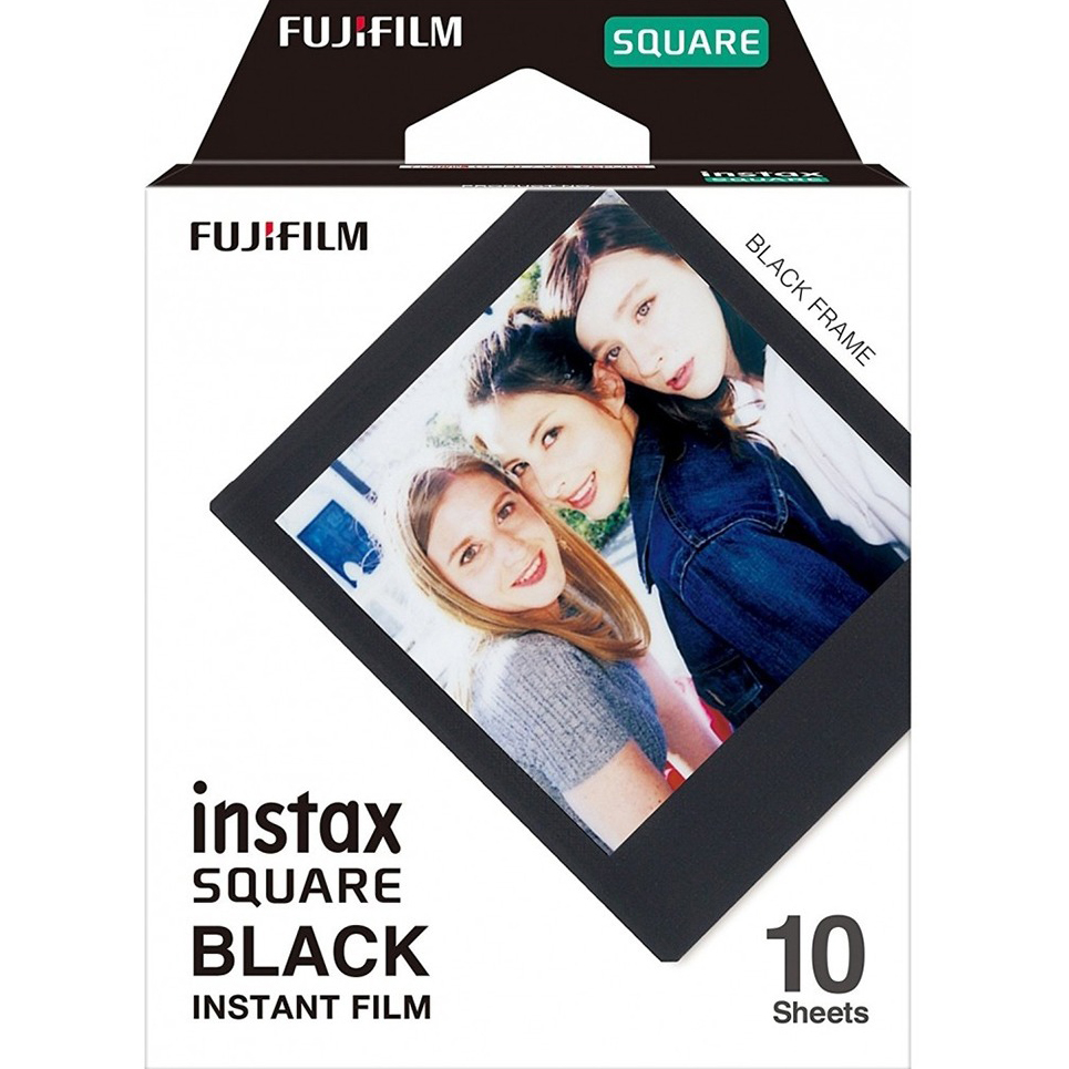 фото Фотопленка fujifilm instax square black 10