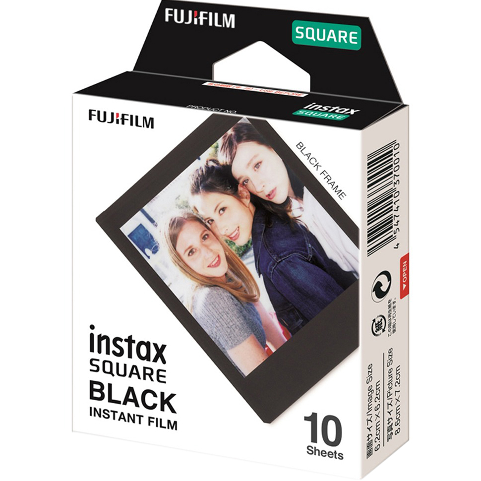 фото Фотопленка fujifilm instax square black 10