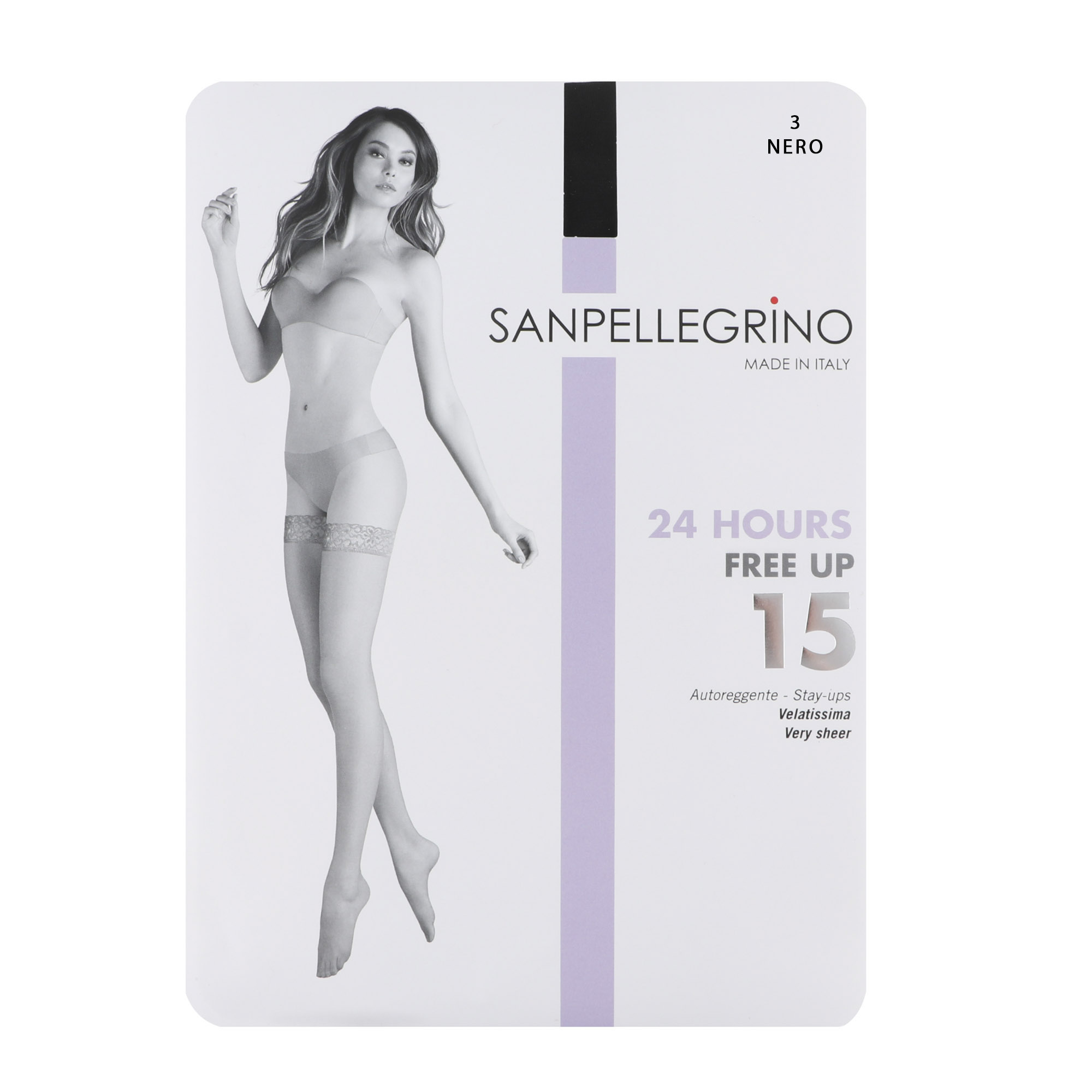 фото Чулки sanpellegrino free up 15 nero l