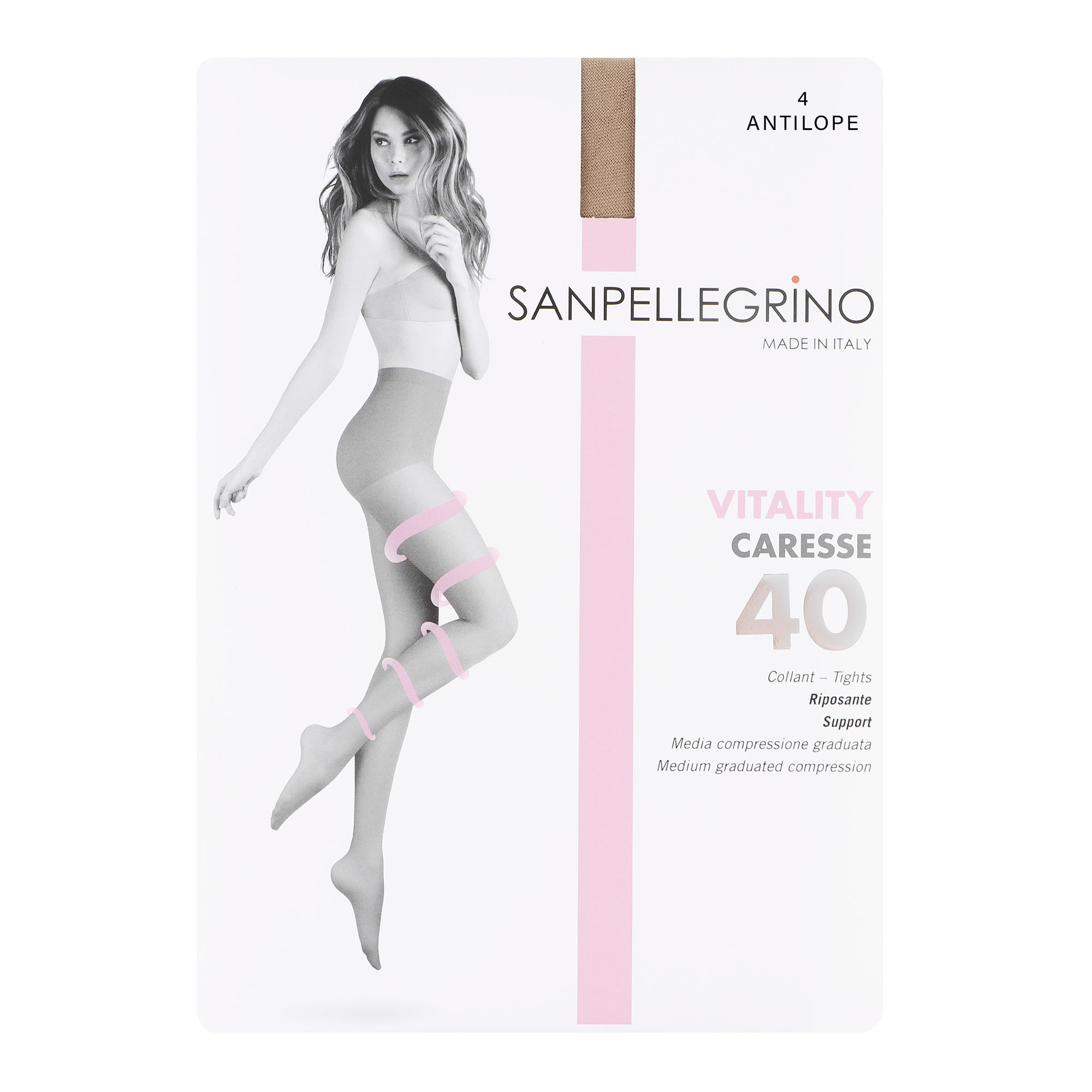 фото Колготки sanpellegrino caresse 40 antilope xl