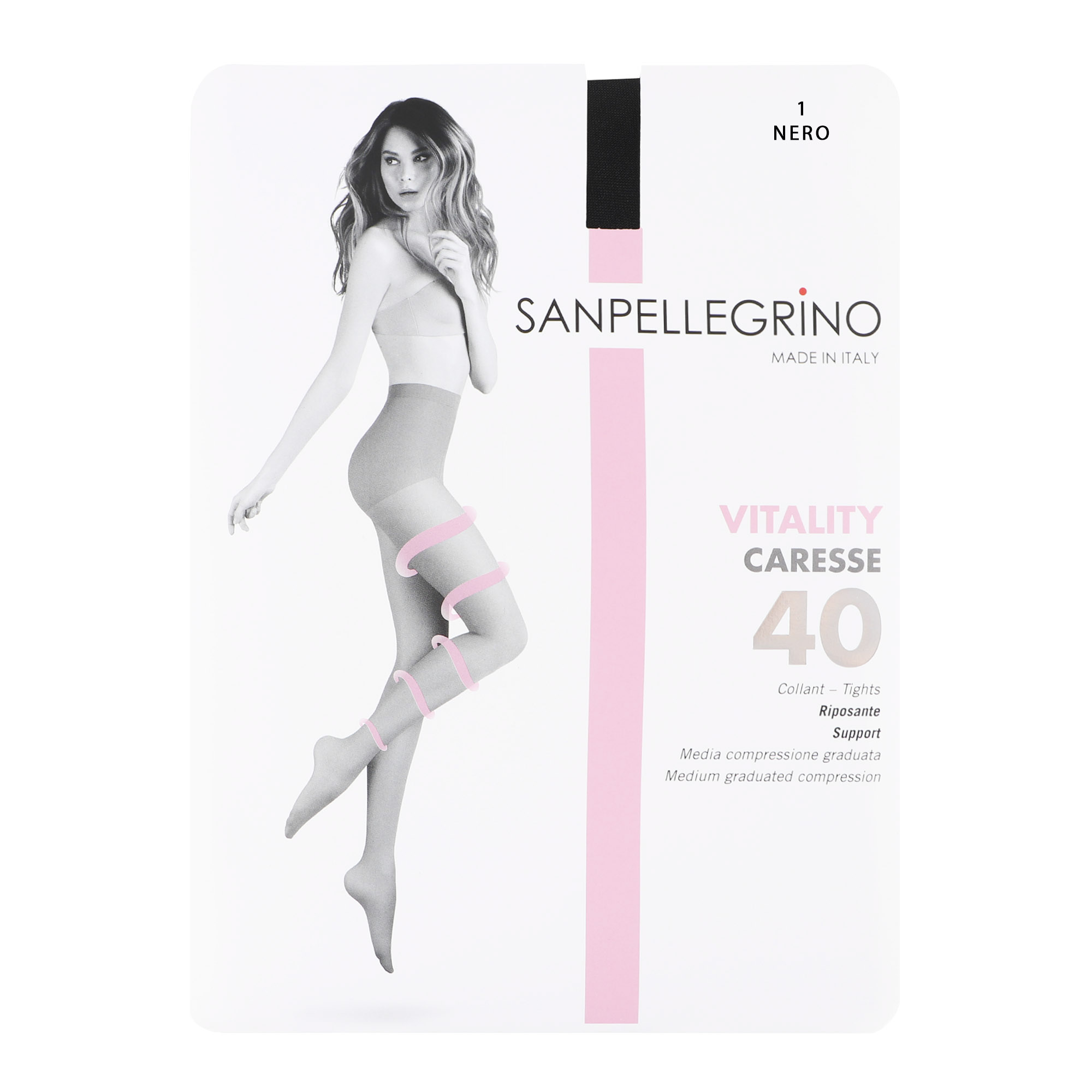 фото Колготки sanpellegrino caresse 40 nero s