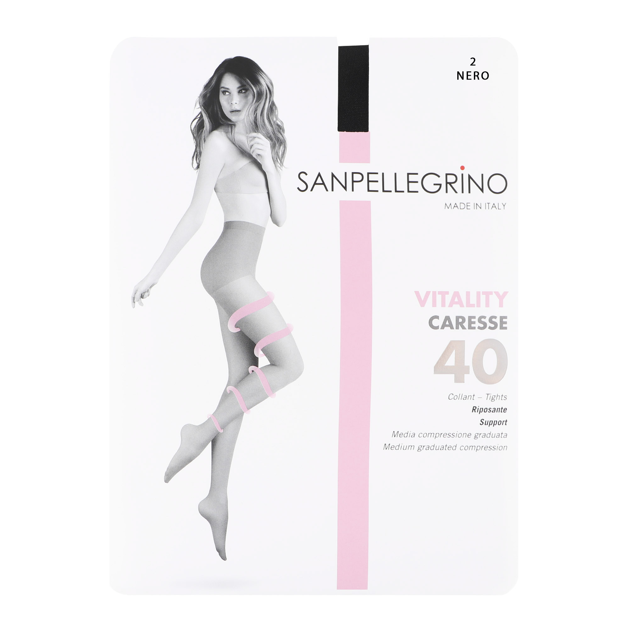 фото Колготки sanpellegrino caresse 40 nero m