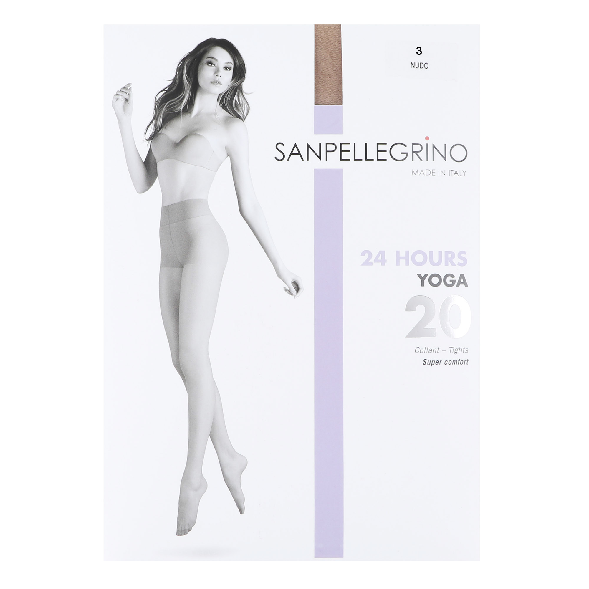 Колготки Sanpellegrino Yoga 20 Nudo L, цвет светло-бежевый, размер 3 - фото 1