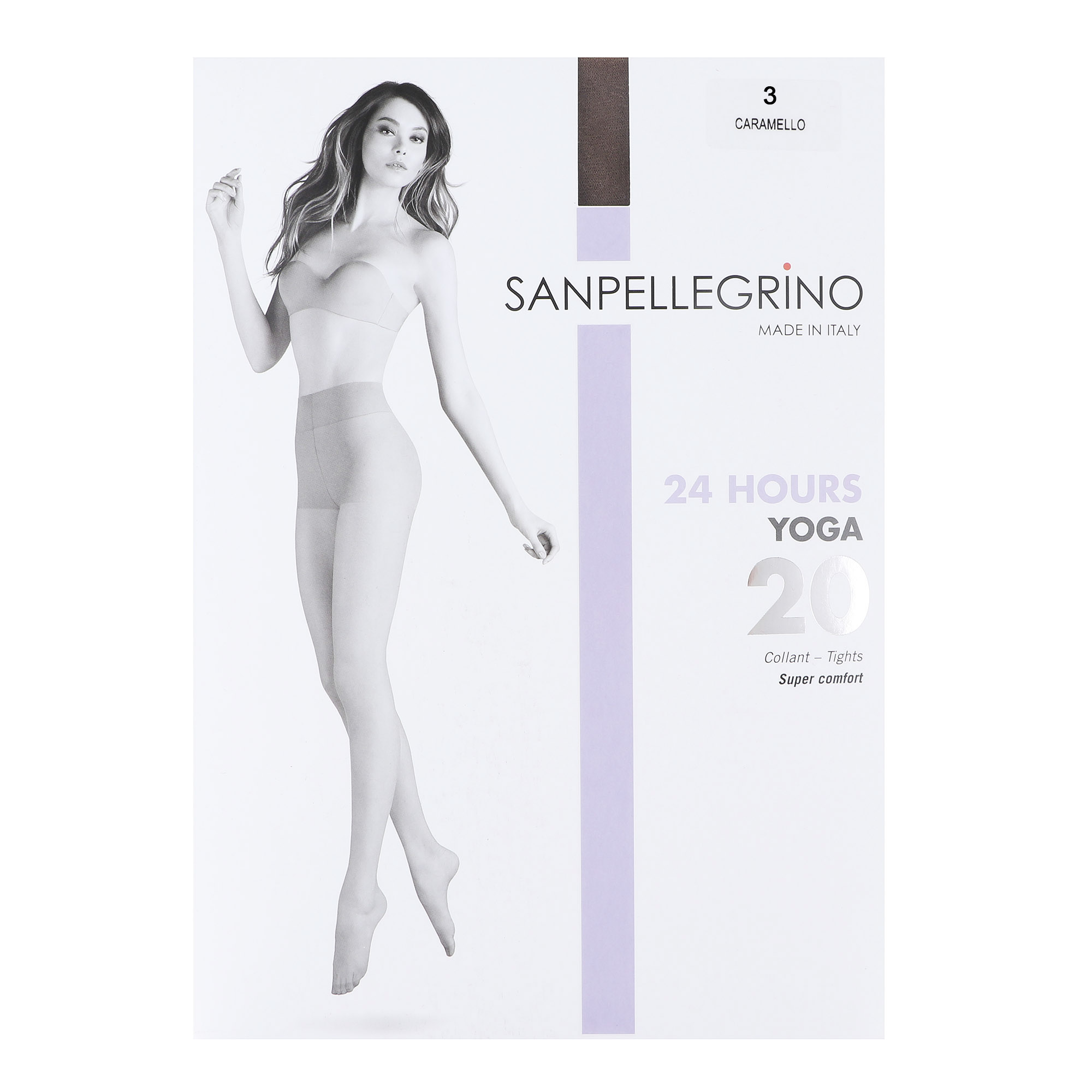 Колготки Sanpellegrino Yoga 20 Caramello, цвет карамель, размер 3 - фото 1