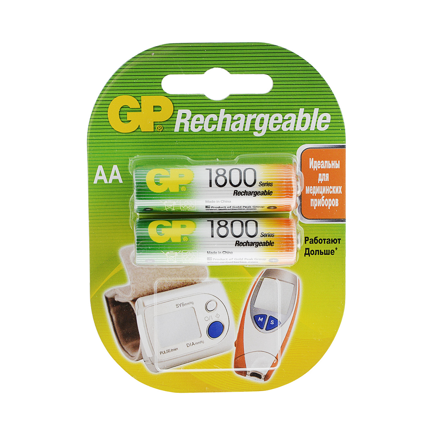 фото Аккумулятор gp 180aahc aa 1800 ма*ч 2 шт gp batteries