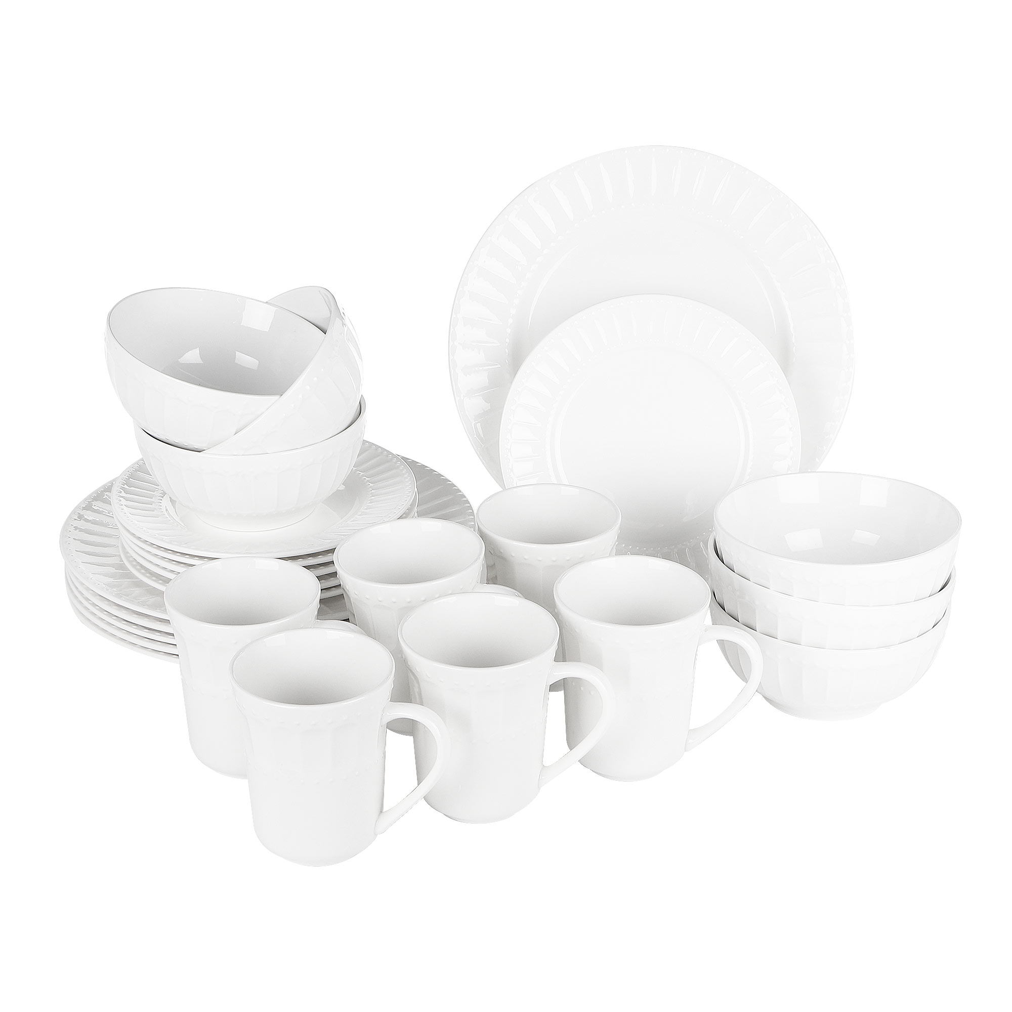 фото Набор посуды macbeth bone porcela imperial 6 персон 24 предмета macbeth bone porcelain