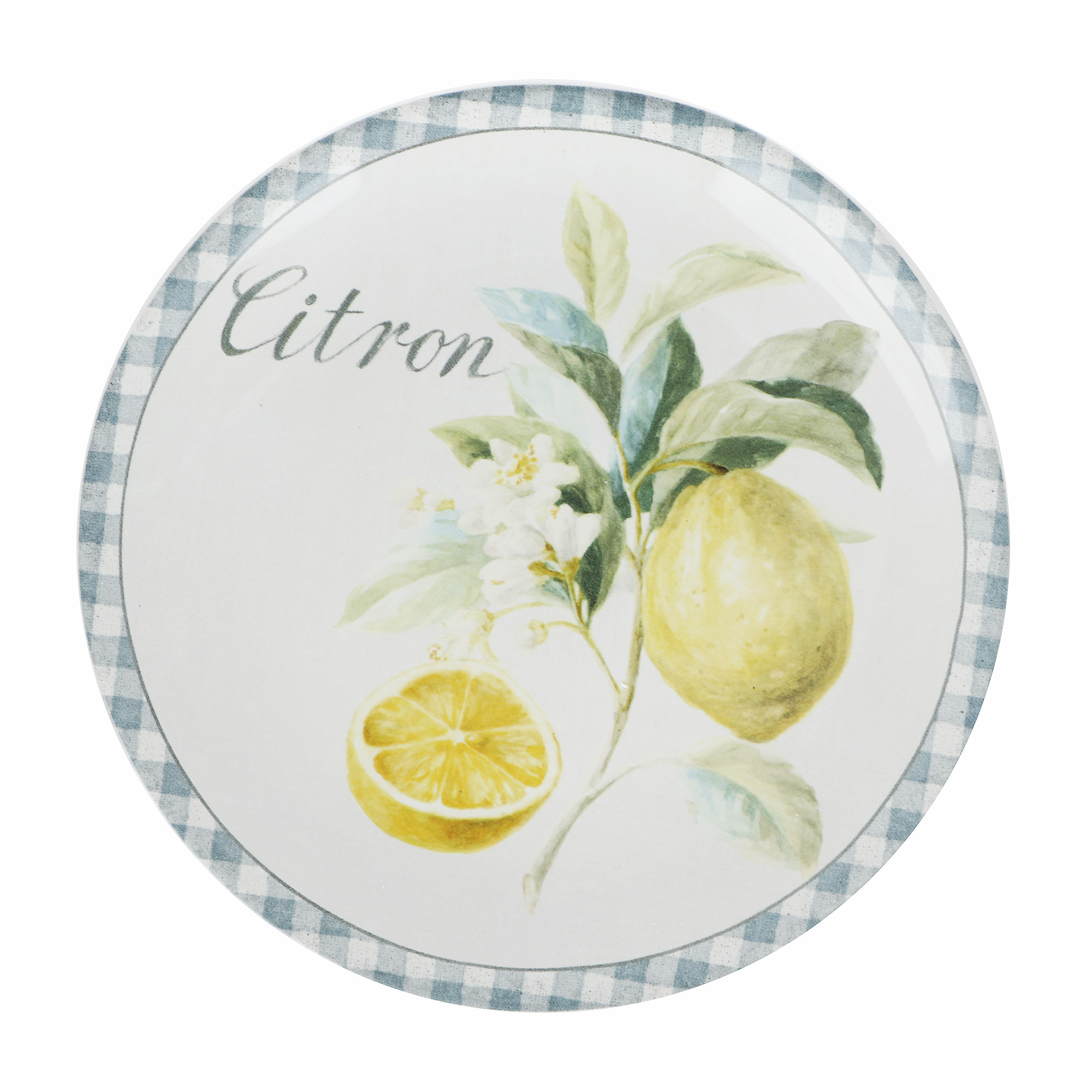 фото Тарелка десертная certified int лимоны 23 см certified international