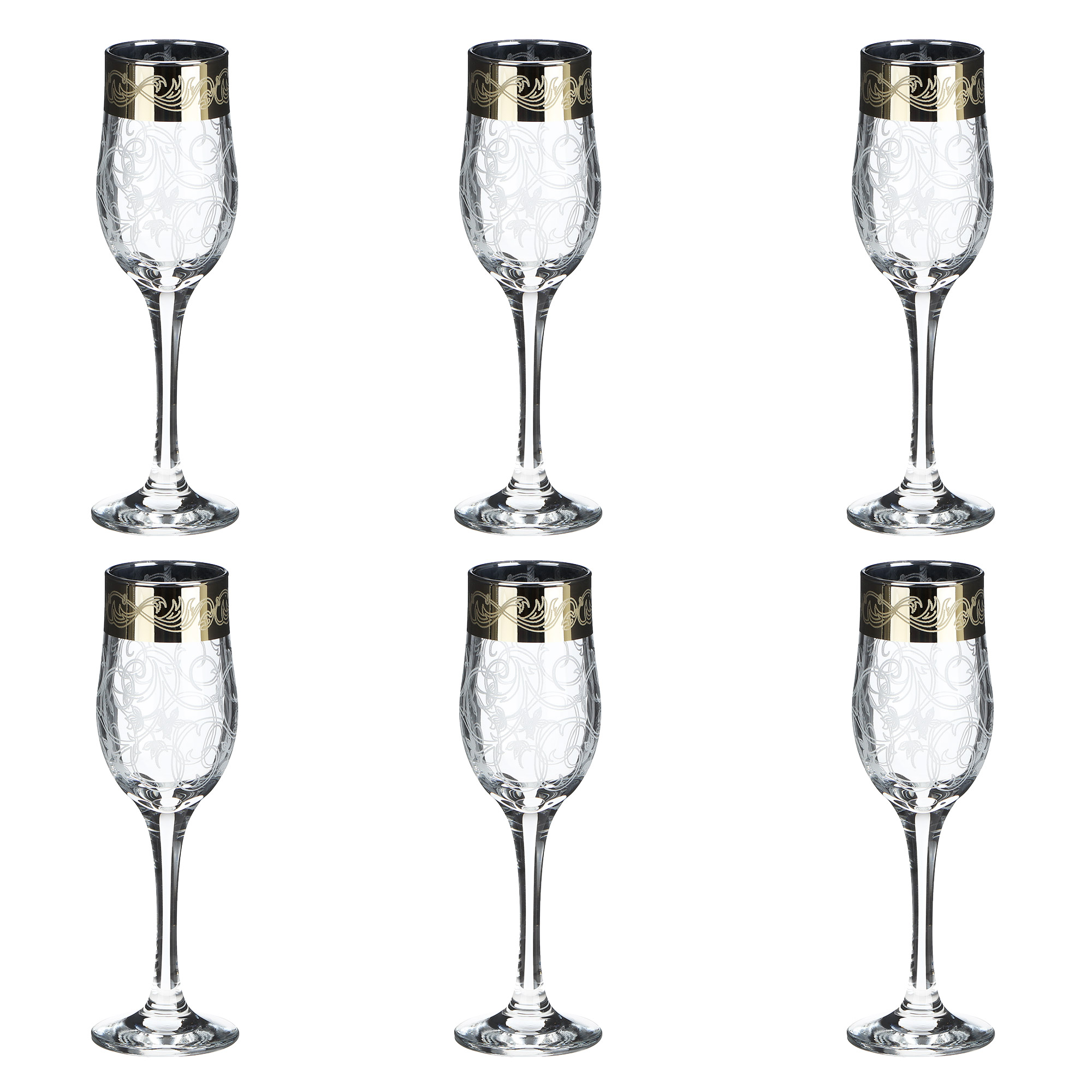 Набор бокалов Glasstar Вдохновение 200 мл 6 шт, цвет прозрачный - фото 3