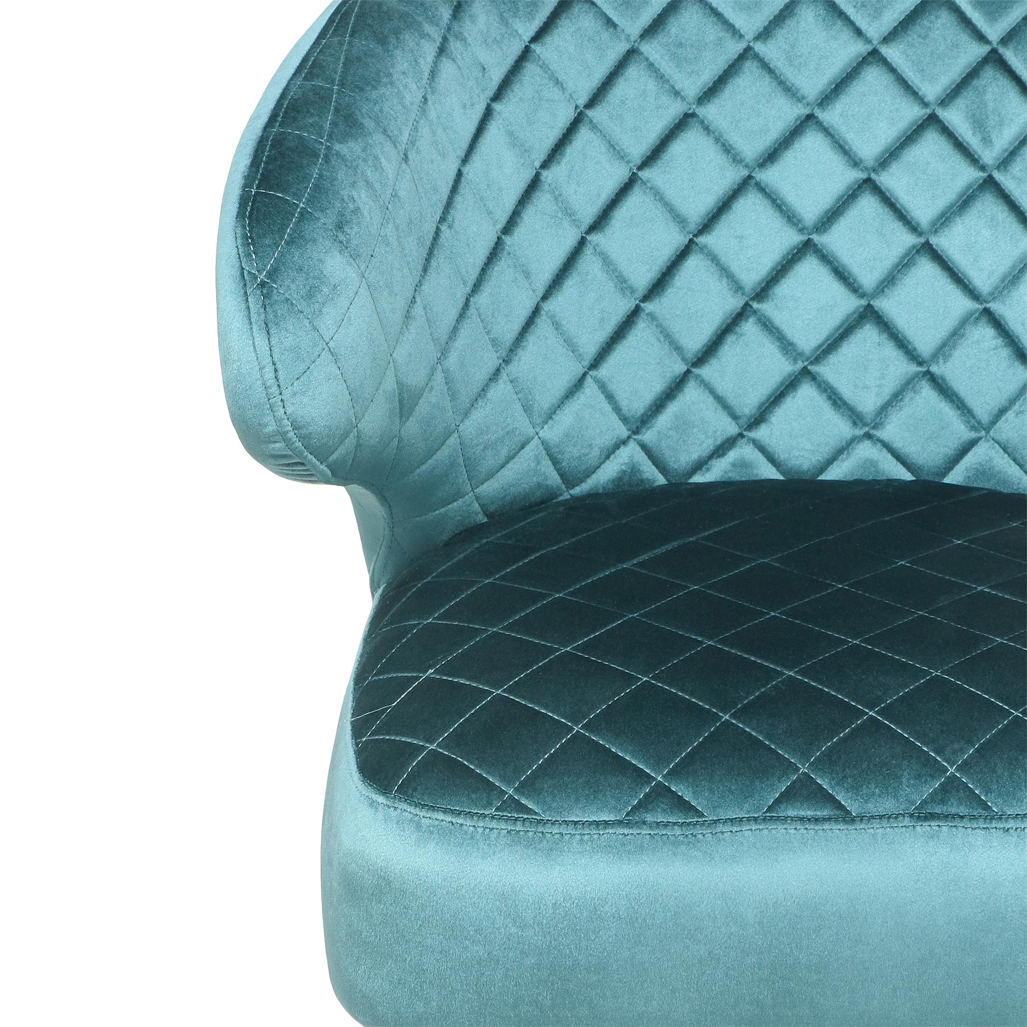 фото Кресло bizzotto furniture bertrand сине-зеленый 67х63х73/41 см