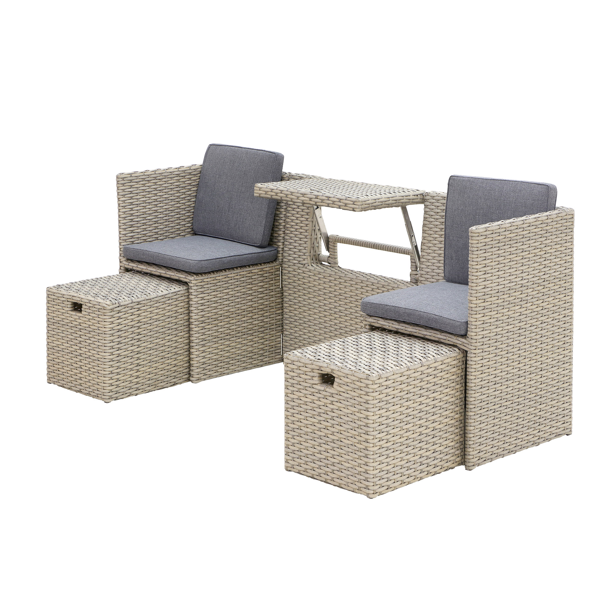 Комплект мебели для сиденья Kaemingk furniture zurich, цвет серый - фото 1