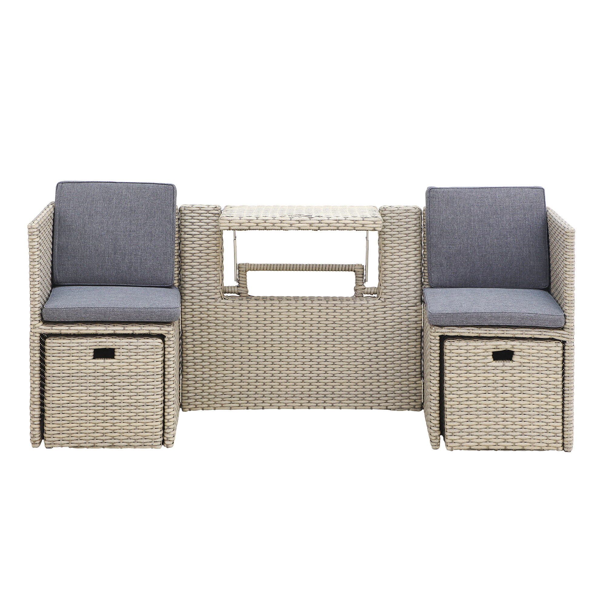 Комплект мебели для сиденья Kaemingk furniture zurich, цвет серый - фото 6
