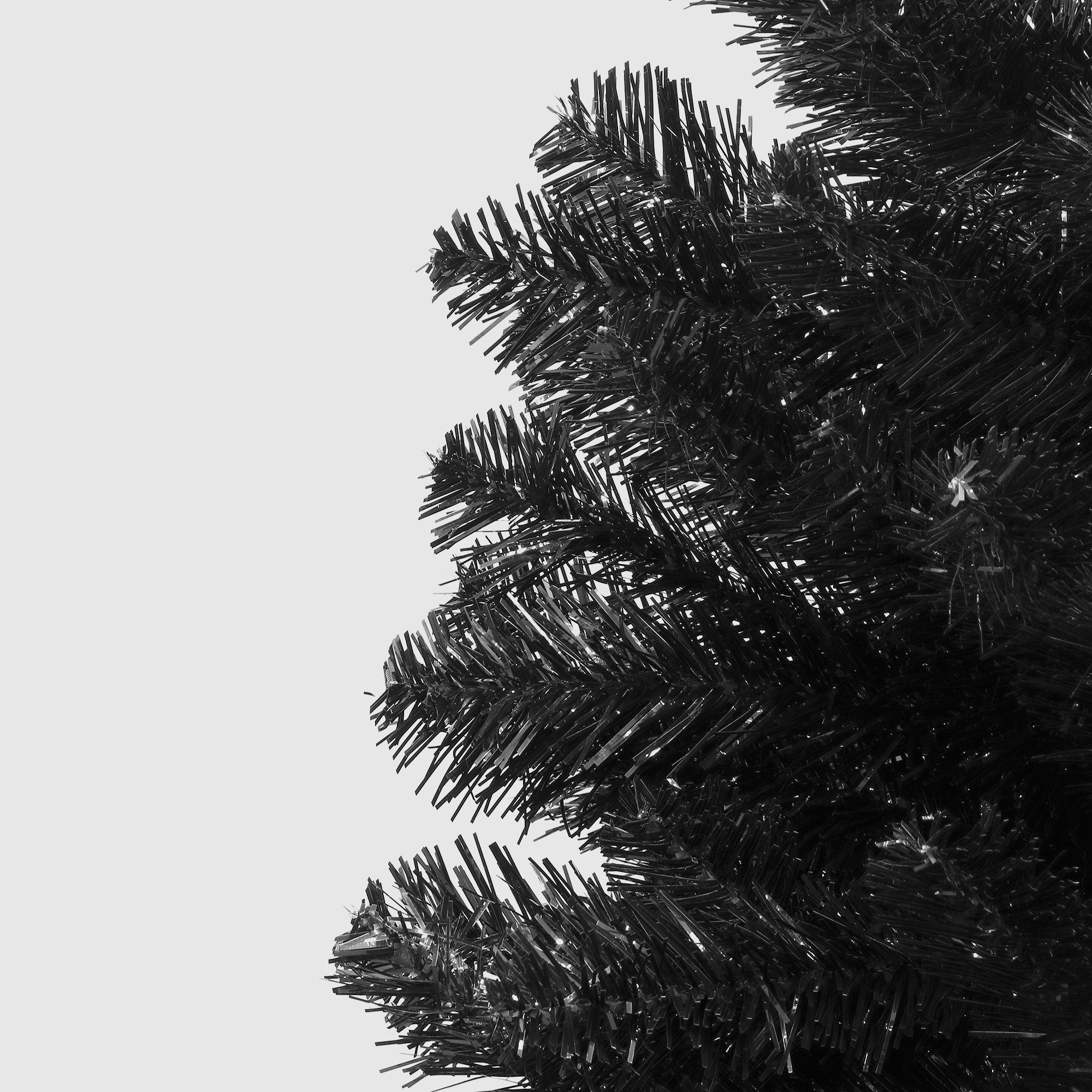 фото Ель искусственная imperial tree black crystal 150 см