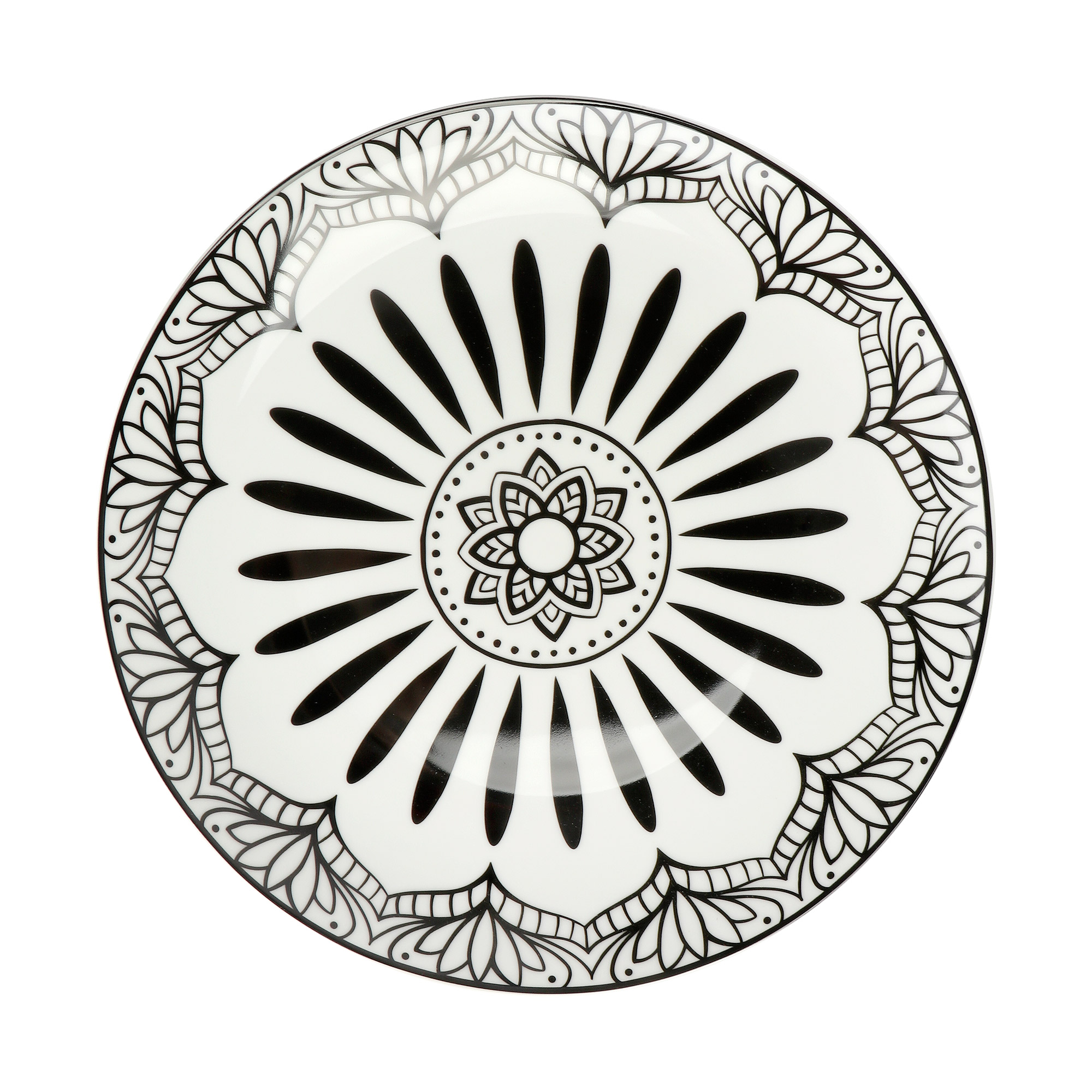 Набор тарелок Tognana Metropol Mandala 18 предметов, цвет белый - фото 4