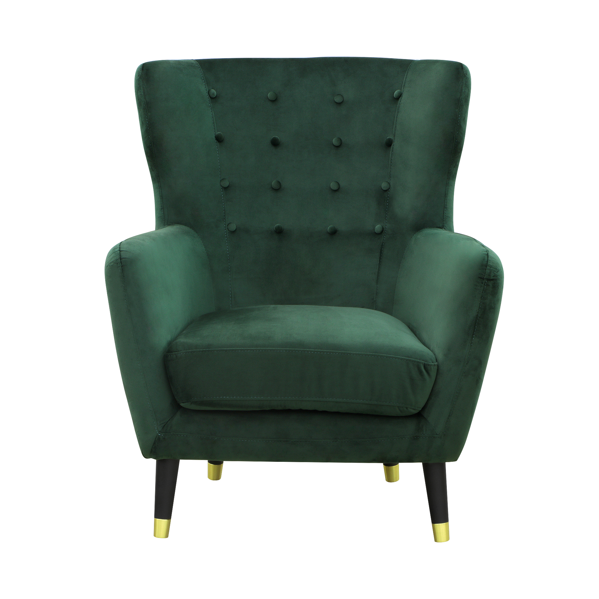 Кресло Liyasi элфи зеленое 80x81x93cm - фото 2