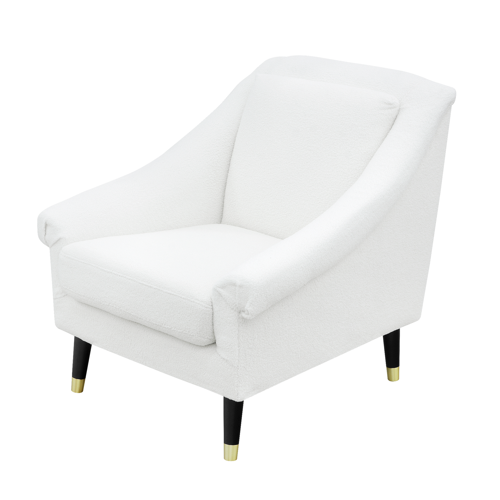 Кресло Liyasi Ава белое 73x84x85 см