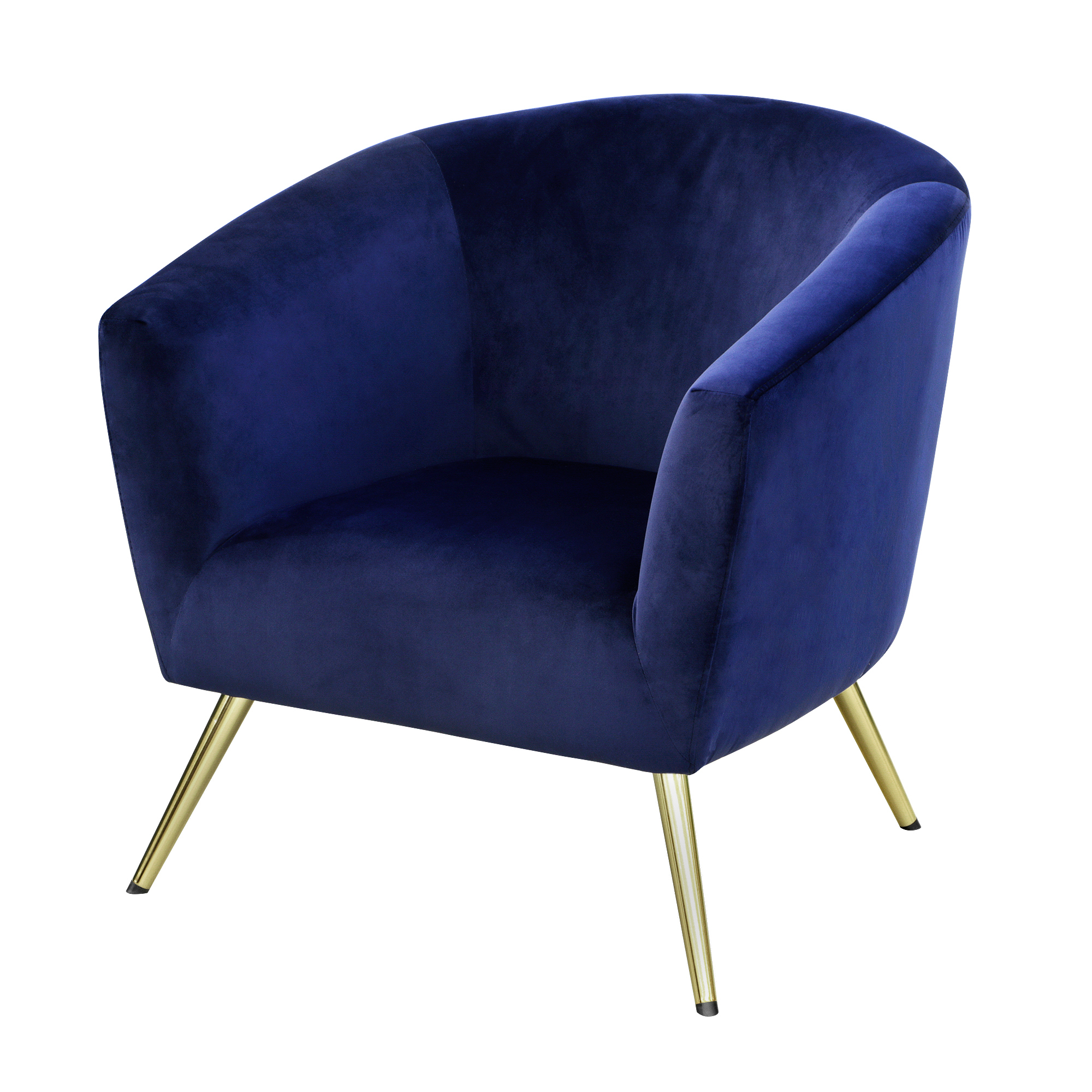 Кресло Liyasi Руби синее 76x76x78 см