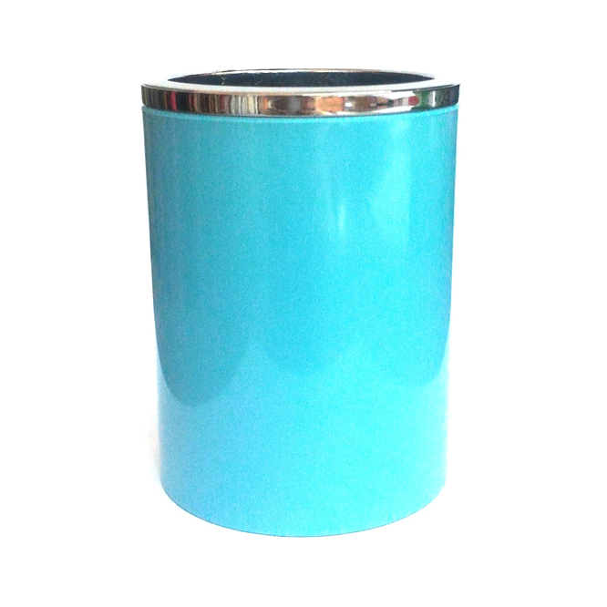 фото Стакан для ванной primanova lenox голубой 8х10,5 см
