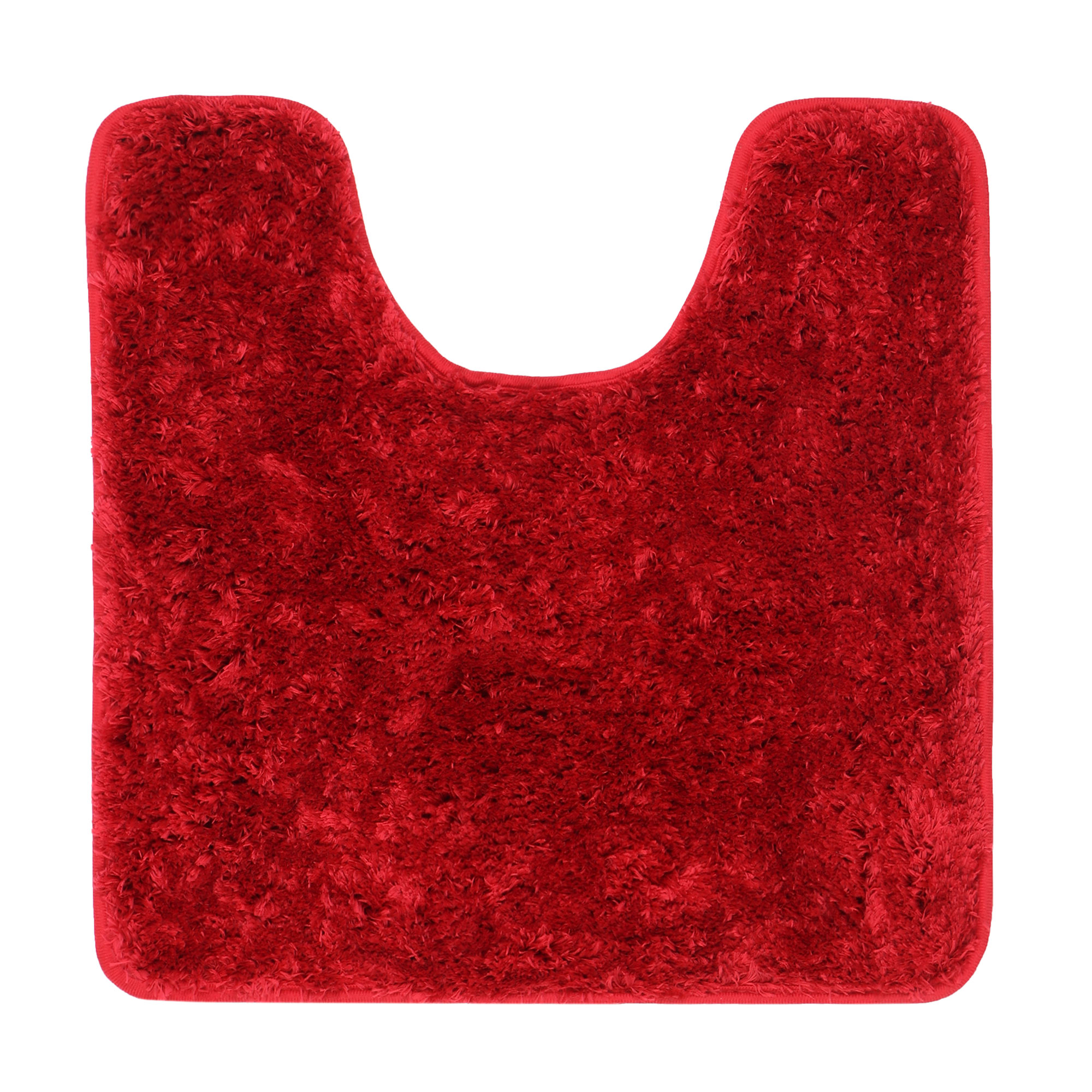 фото Коврик для туалета red coral 50х50 см красный