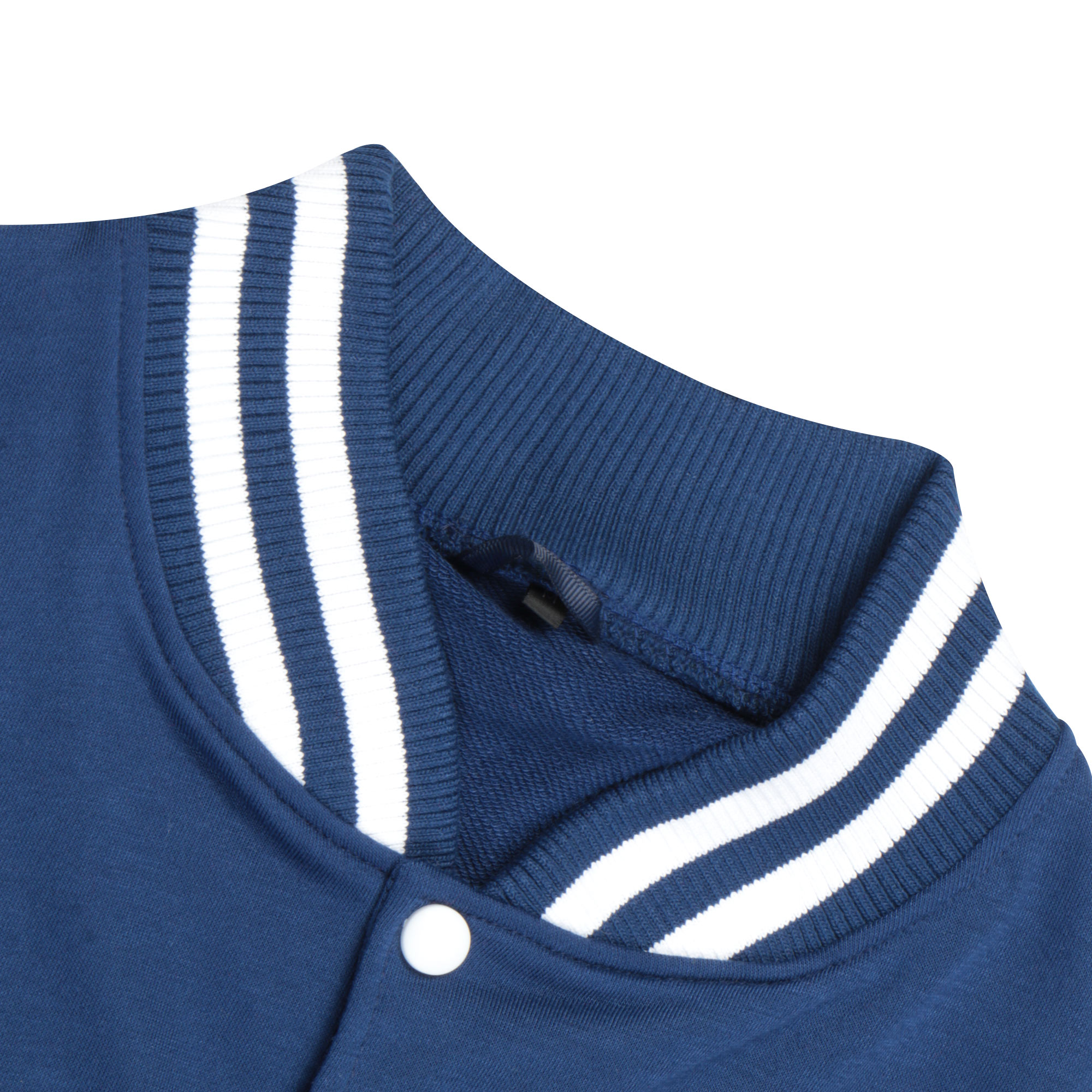 Бомбер Garment тёмно-синий/белый XXL хлопок, цвет темно-синий, размер XXL - фото 2