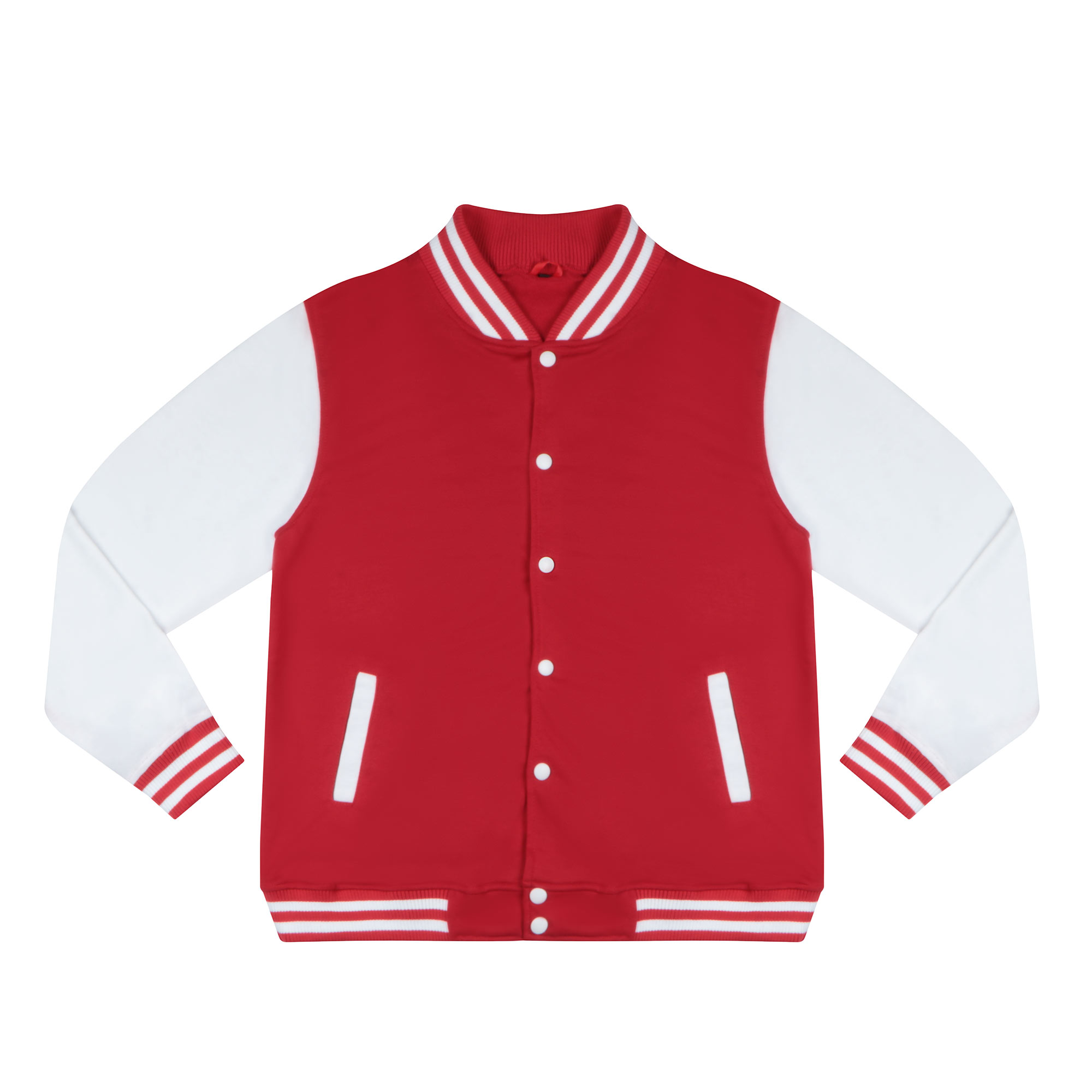 Бомбер Garment красный/белый XL хлопок, размер XL - фото 1