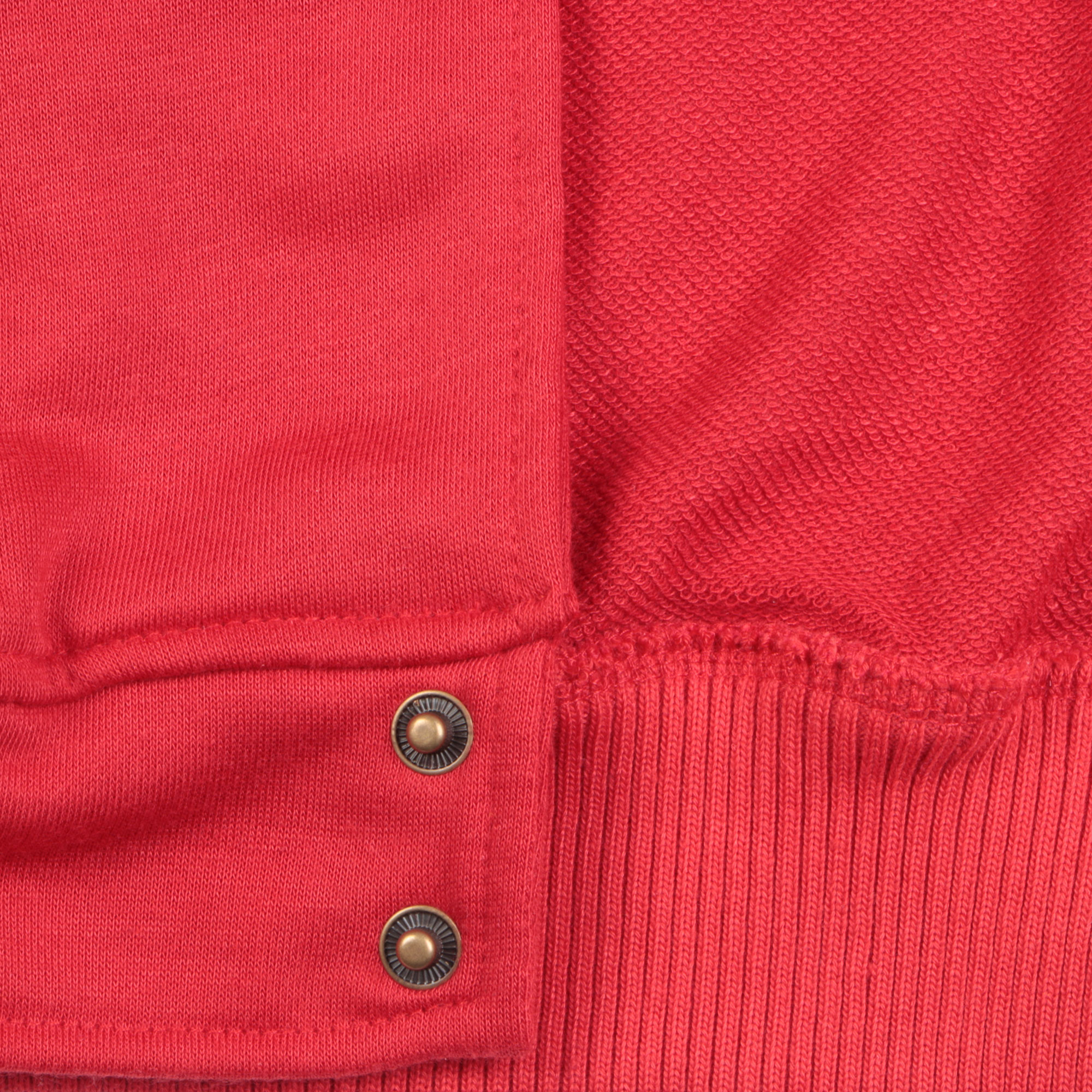 Бомбер Garment красный/белый XL хлопок, размер XL - фото 4