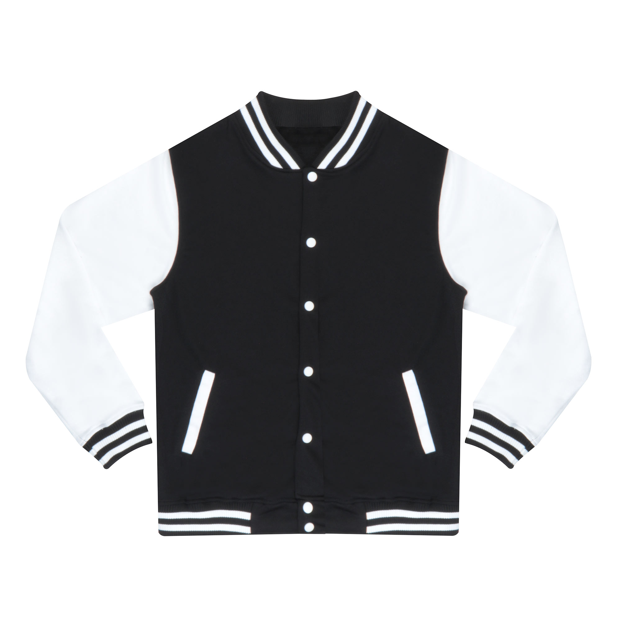 Бомбер Garment чёрный/белый M полиэстер, цвет черный, размер M - фото 1