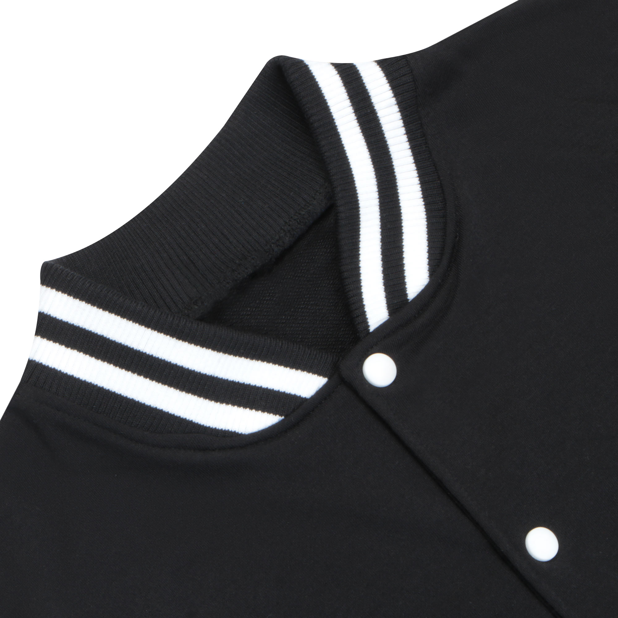 Бомбер Garment чёрный/белый M полиэстер, цвет черный, размер M - фото 4