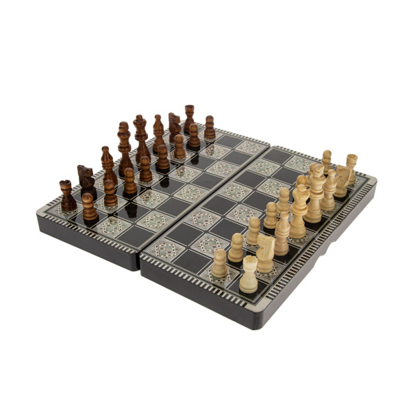 фото Игра настольная нарды, шахматы, шашки 46205 русские подарки