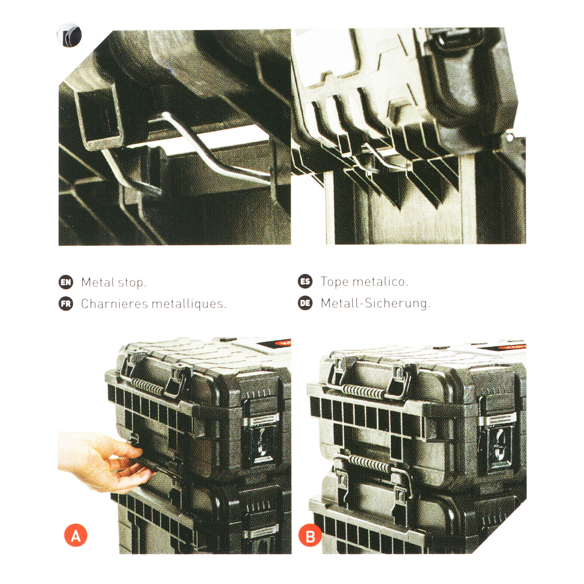 фото Ящик для инструментов на колесах curver gear 56,4x46,5x48 см