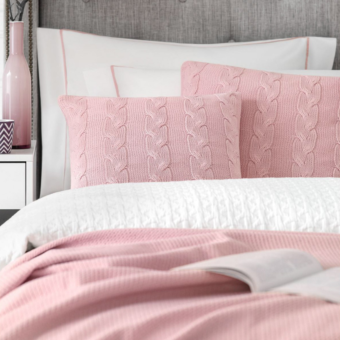 Подушка декоративная Togas хэйли розовая 45х45, цвет розовый - фото 4