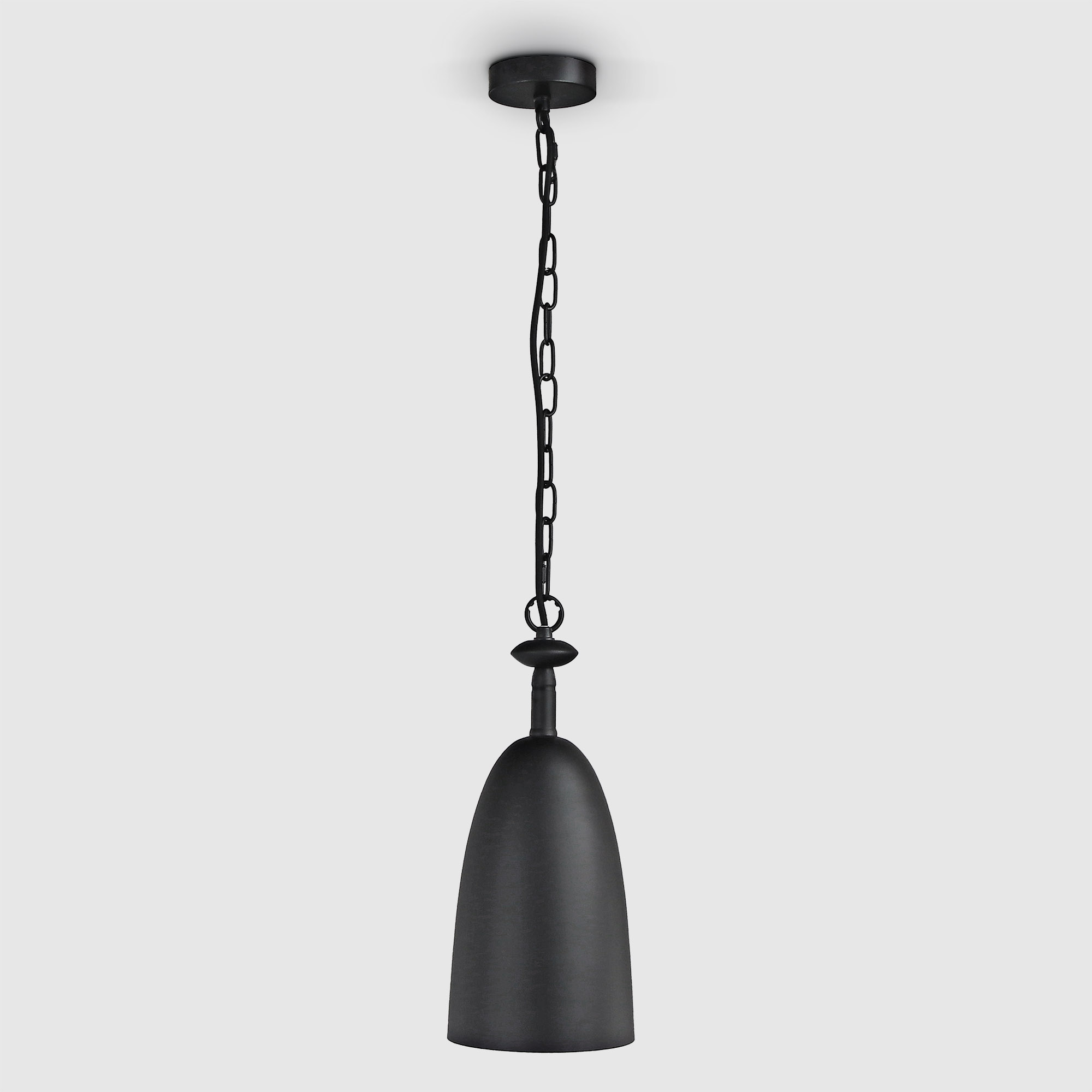 Светильник подвесной Dasher д165х370 черный, цвет черный матовый - фото 1
