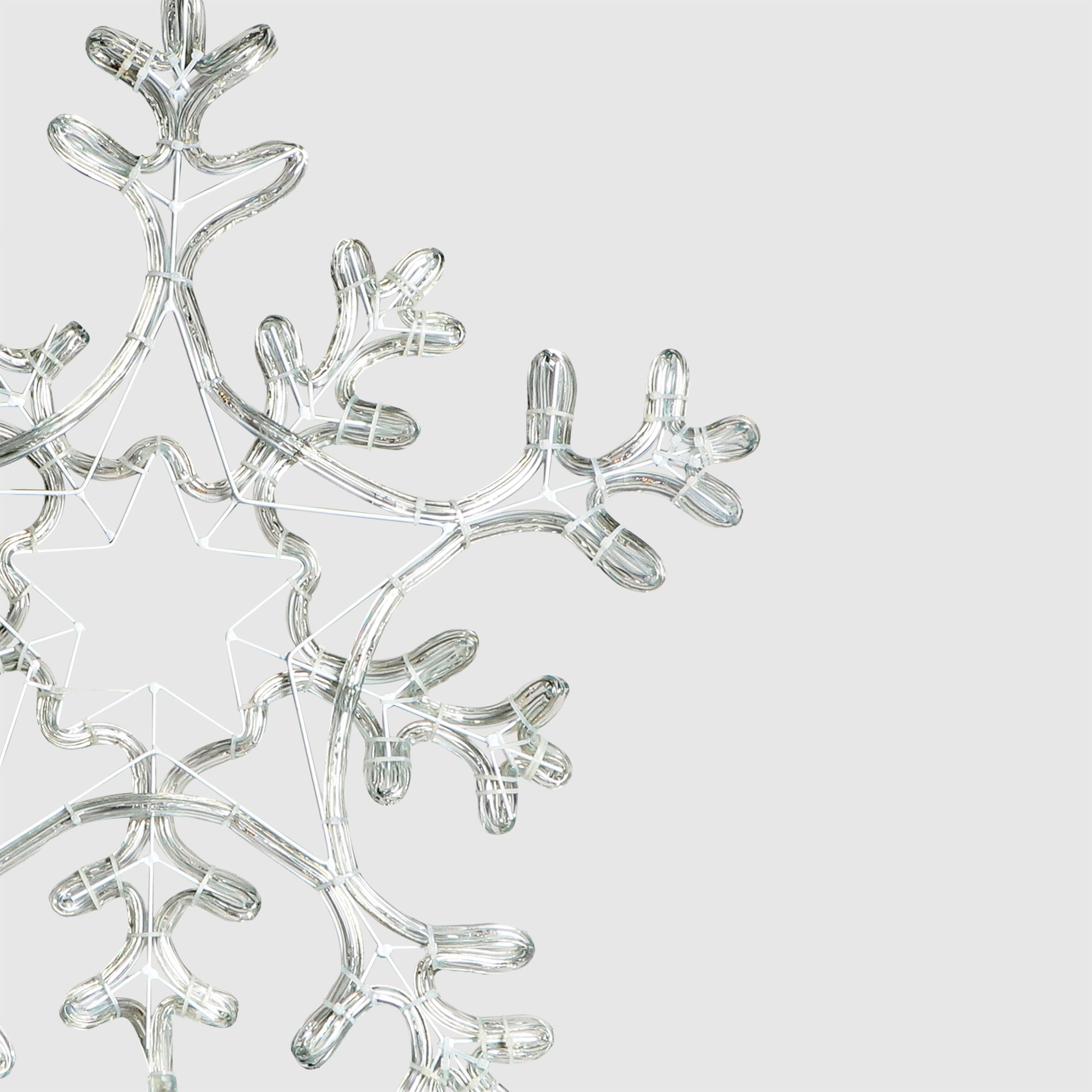 Электрогирлянда Reason снежинка LED 50х50 см, цвет прозрачный - фото 3