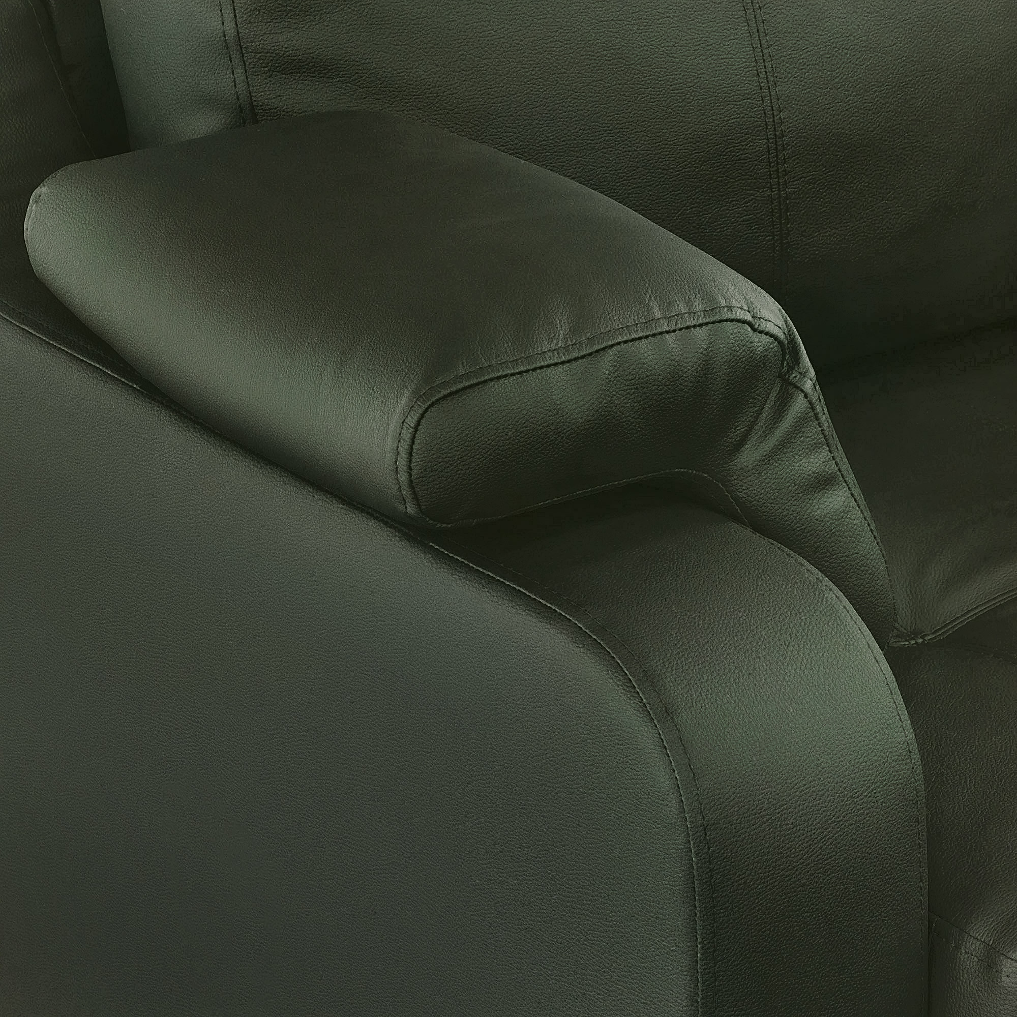 Кресло ФС Надия натуральная кожа 89x88x88 зелено-матовый - фото 4