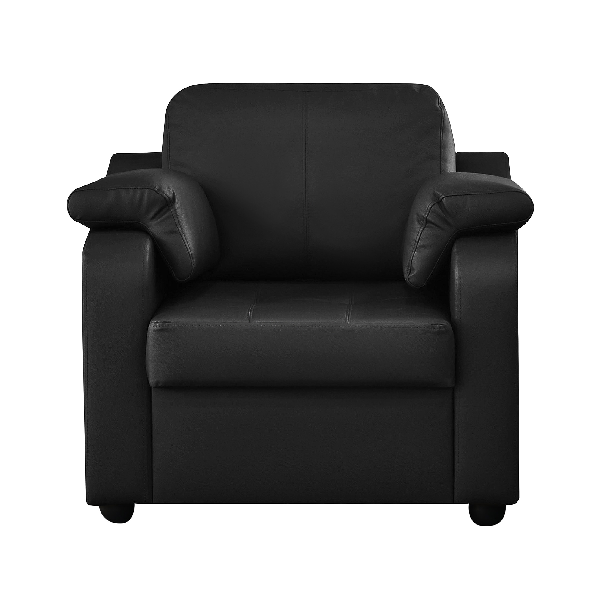 Кресло ФС Надия натуральная кожа 89x88x88 черный - фото 2