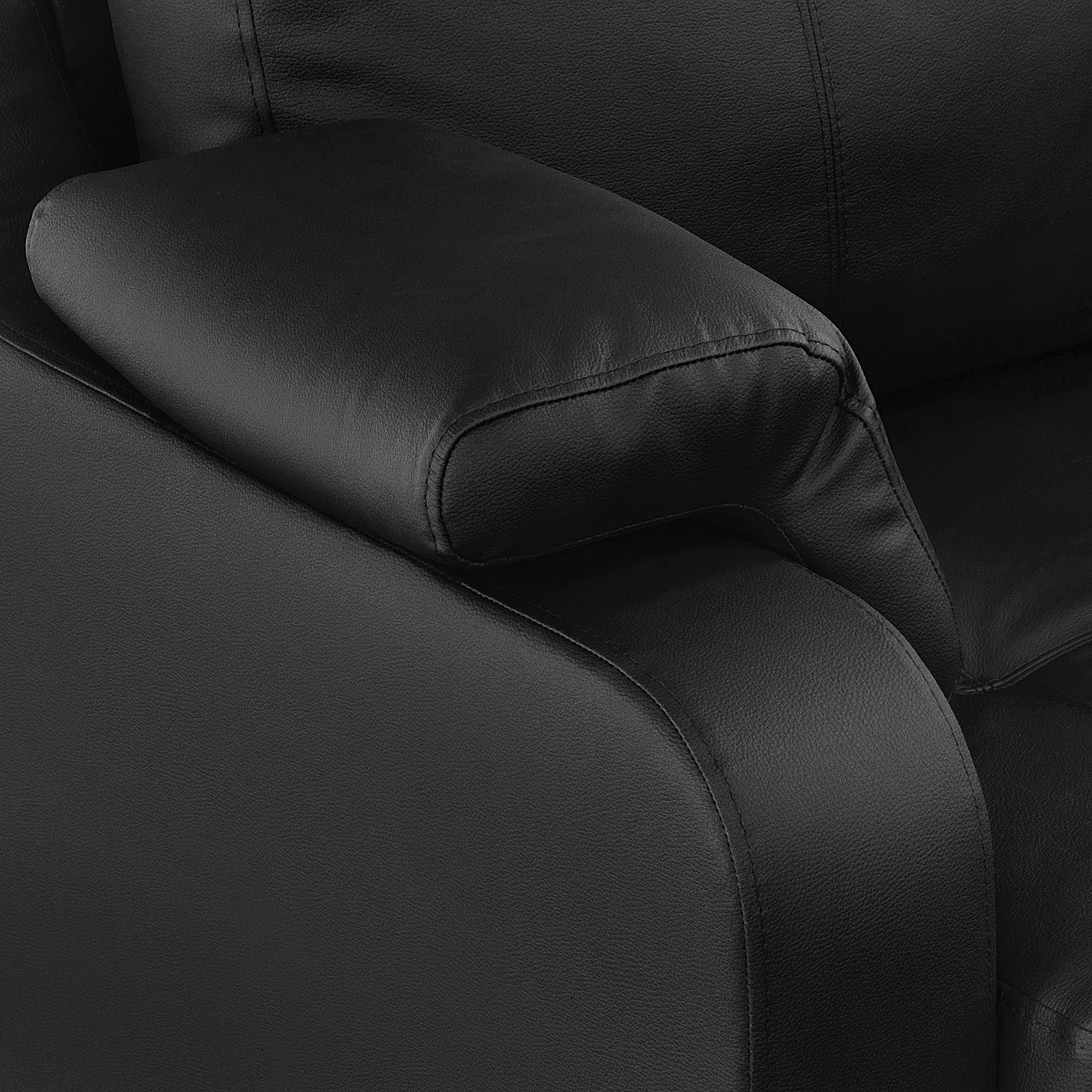 Кресло ФС Надия натуральная кожа 89x88x88 черный - фото 4
