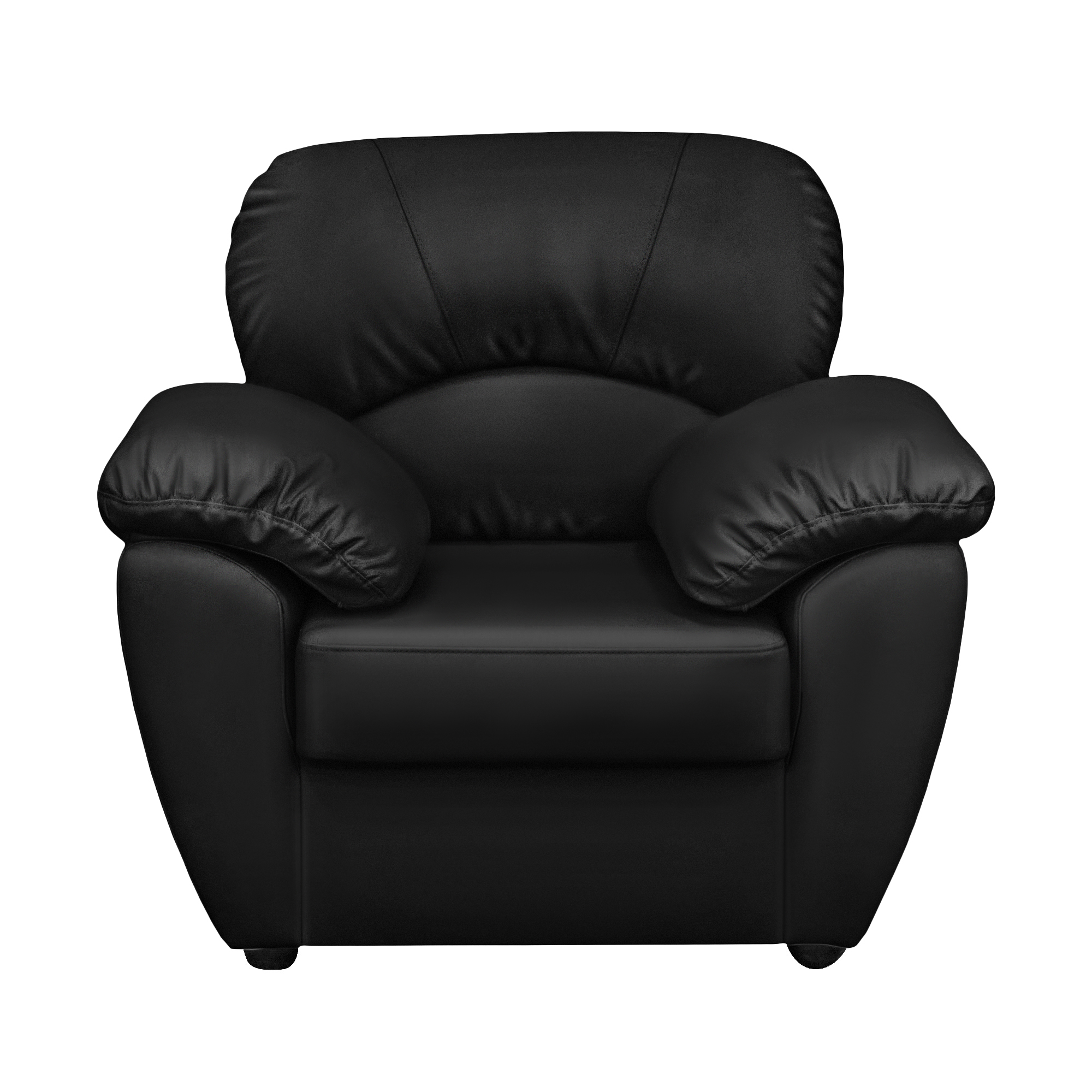 Кресло ФС Нона натуральная кожа черное 104x93x95, цвет черный - фото 2