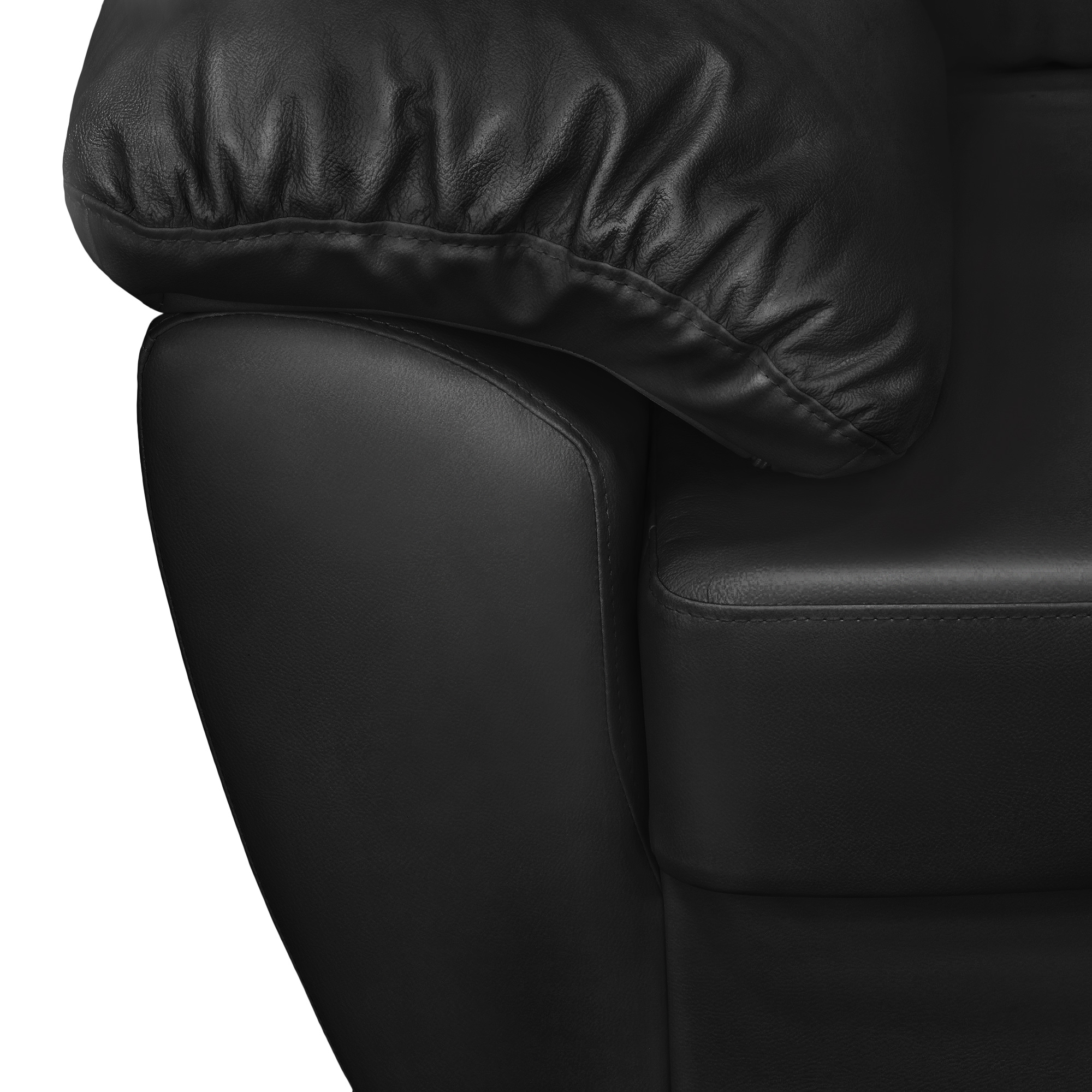 Кресло ФС Нона натуральная кожа черное 104x93x95, цвет черный - фото 4