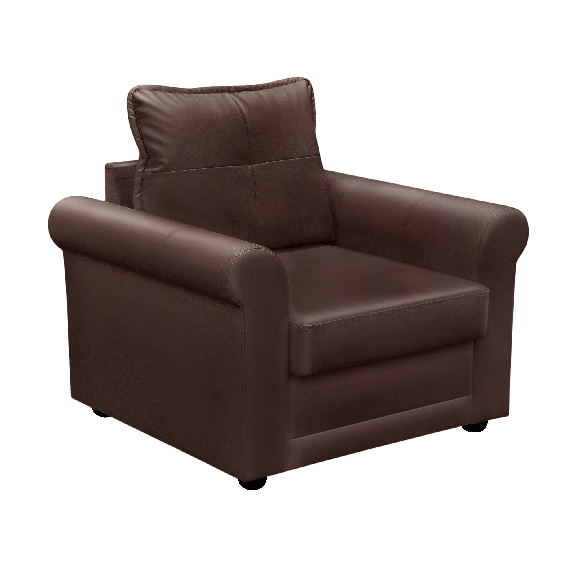 Кресло ФС Нири 96x89x86 красно-коричневый, цвет черный - фото 1