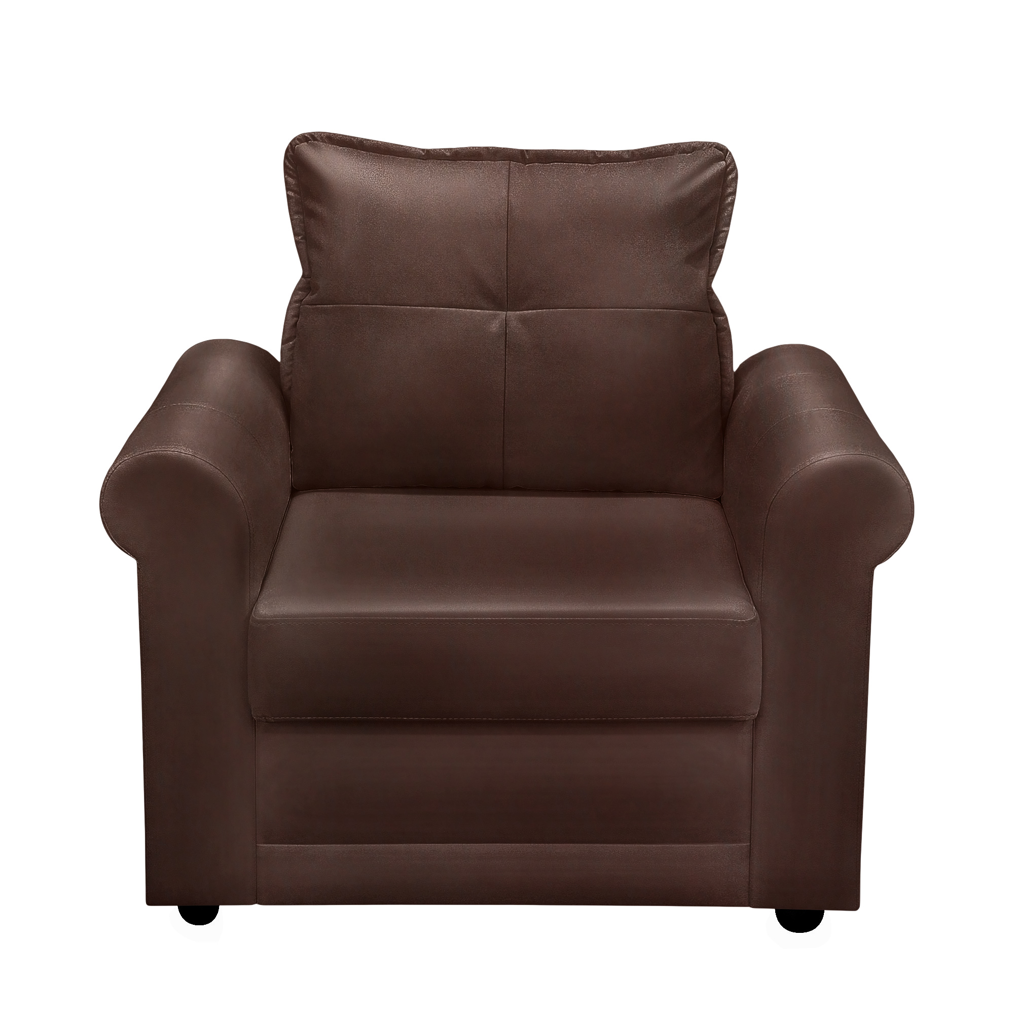 Кресло ФС Нири 96x89x86 красно-коричневый, цвет черный - фото 2