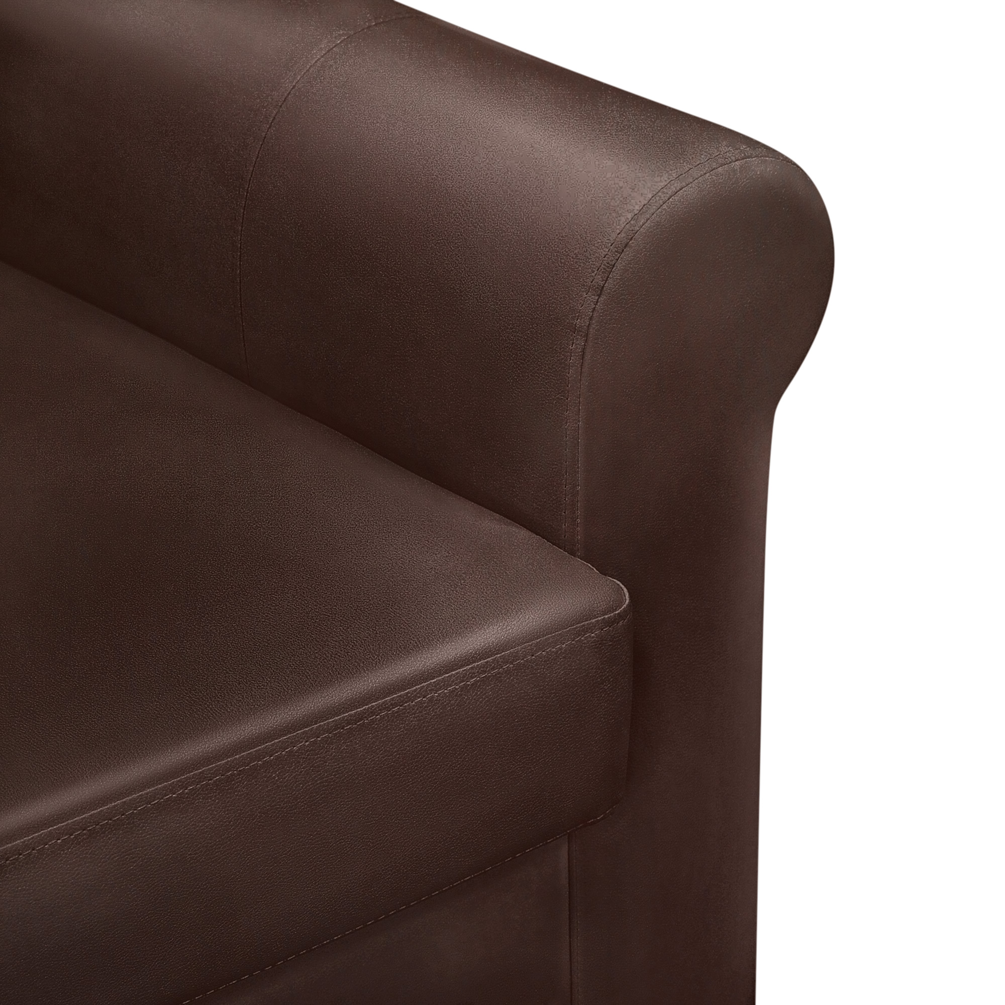 Кресло ФС Нири 96x89x86 красно-коричневый, цвет черный - фото 3