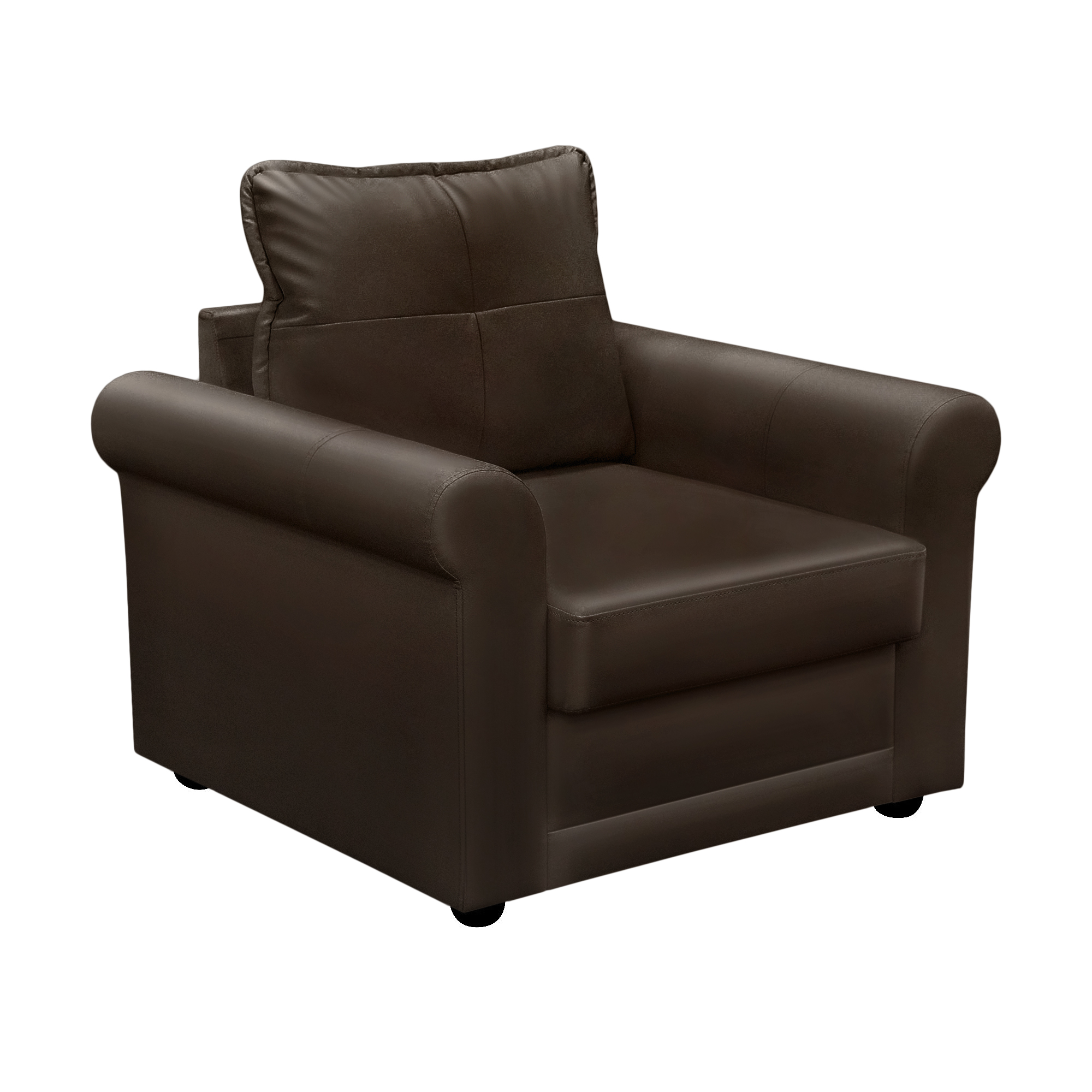 Кресло ФС Нири 96x89x86 коричневый, цвет черный - фото 1