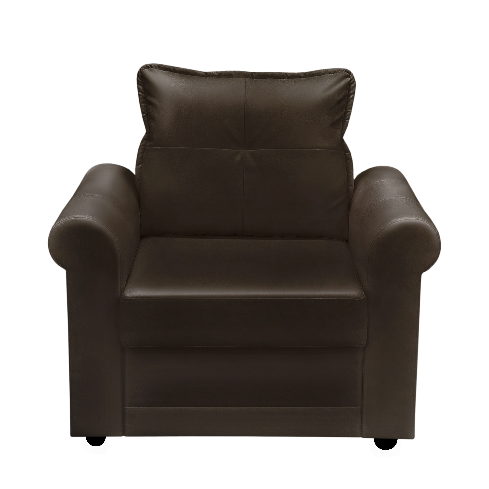 Кресло ФС Нири 96x89x86 коричневый, цвет черный - фото 2