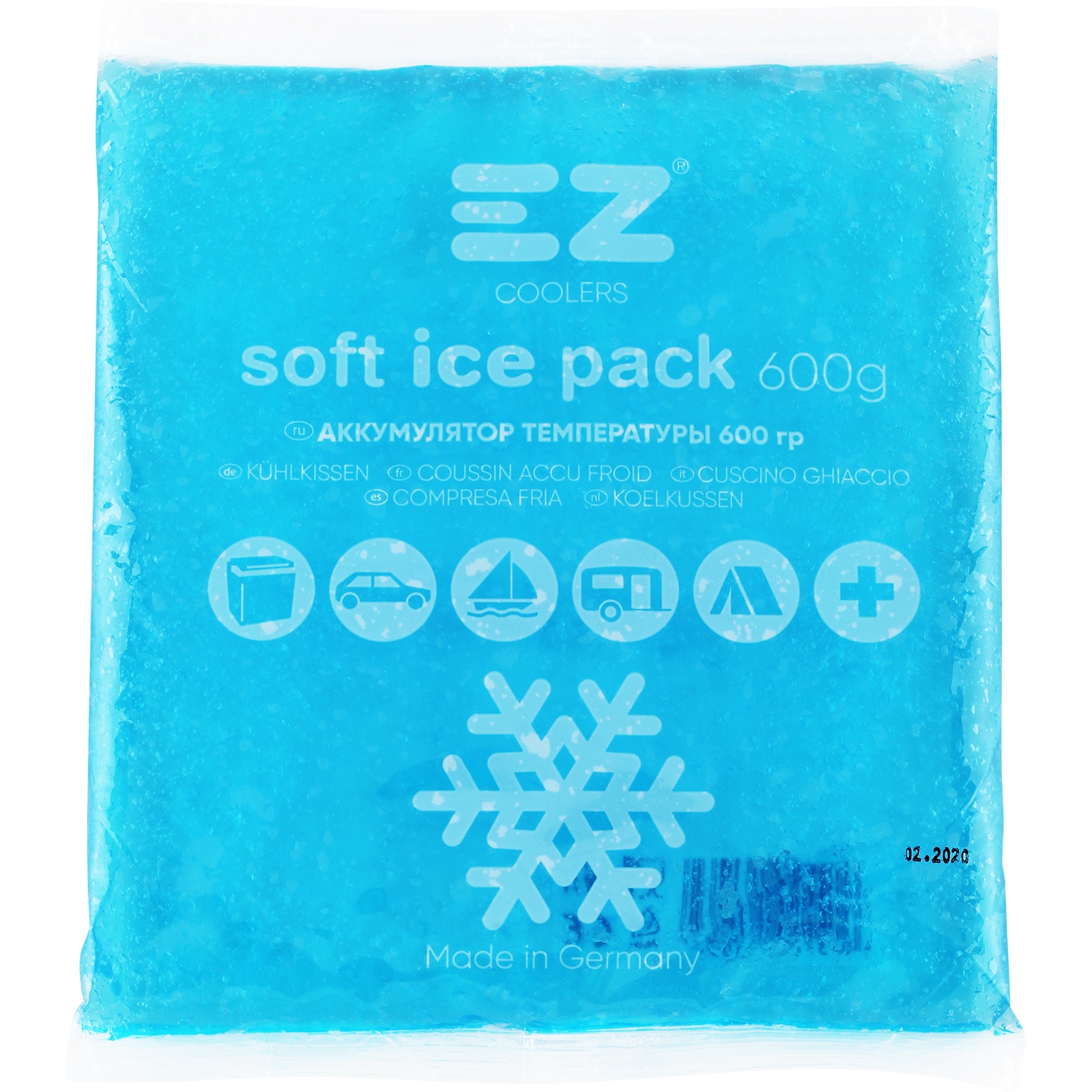 Аккумулятор холода EZ Coolers Soft Ice Pack 600 г 61032