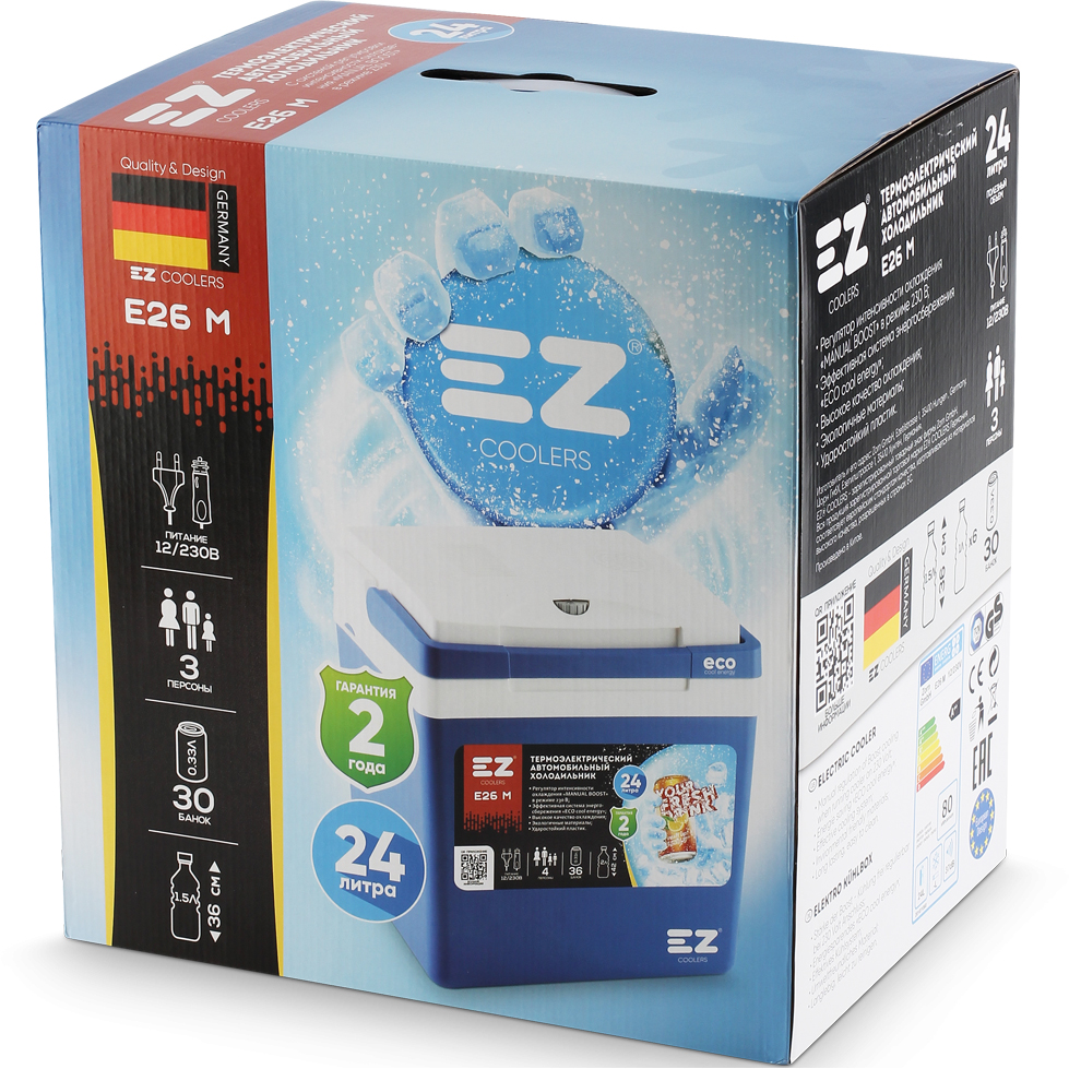 фото Автохолодильник ez coolers e26 m 12/230v blue 60035