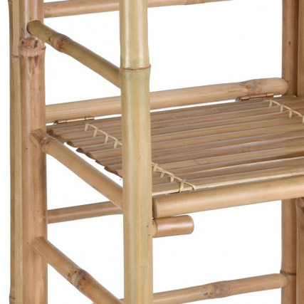 Стеллаж из бамбука Koopman furniture 33x33x97 см, цвет коричневый - фото 3